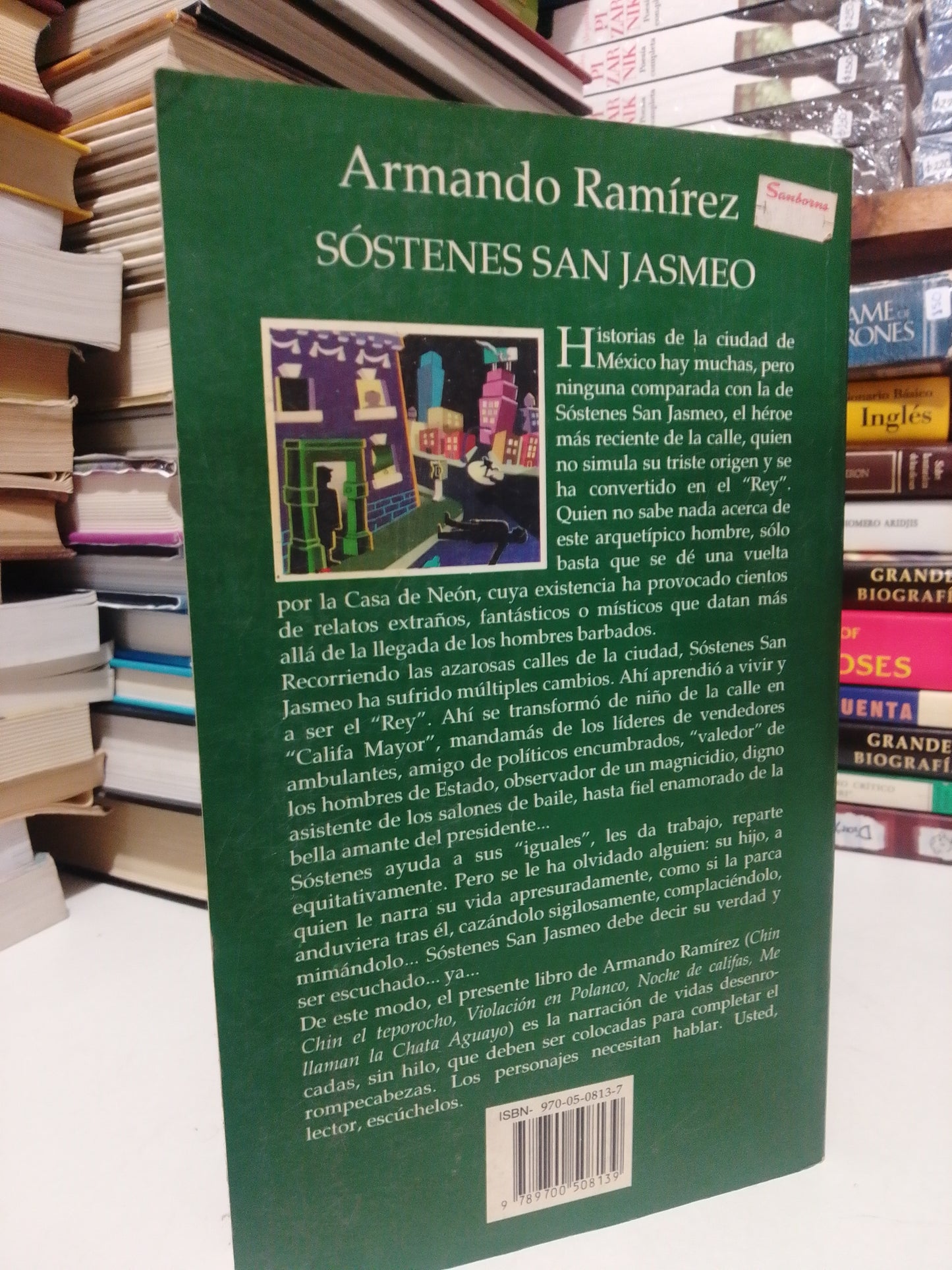 SOSTENES SAN JASMEO POR ARMANDO RAMÍREZ USADO NOVELA JUÁREZ