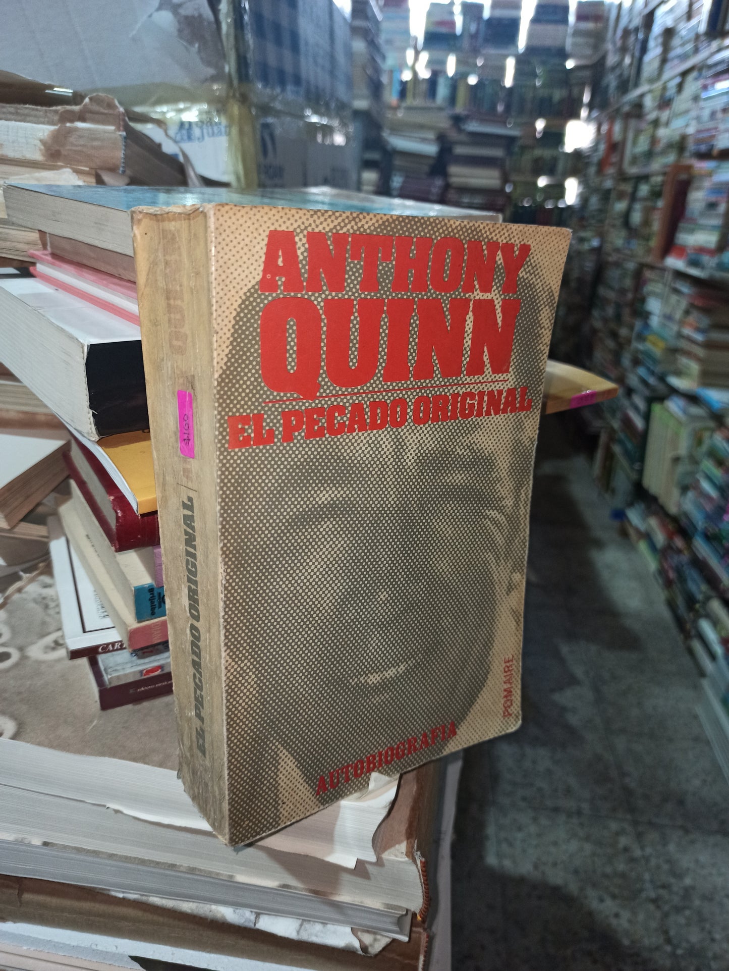 EL PECADO ORIGINAL POR ANTHONY QUINN USADO NOVELAS ALDAMA