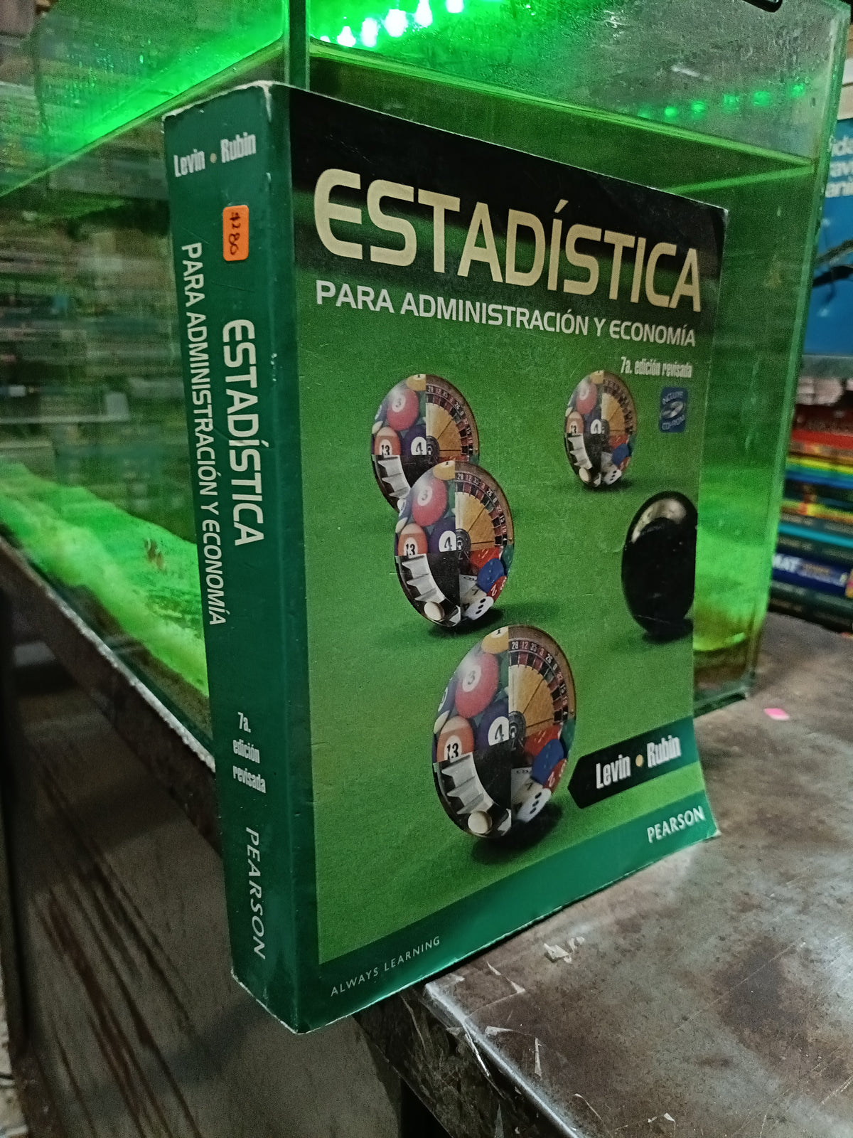 ESTADISTICA PARA ADMINISTRACION Y ECONOMIA 7A EDICION POR LEVIN RUBIN USADO ADMINISTRACIÓN ALDAMA