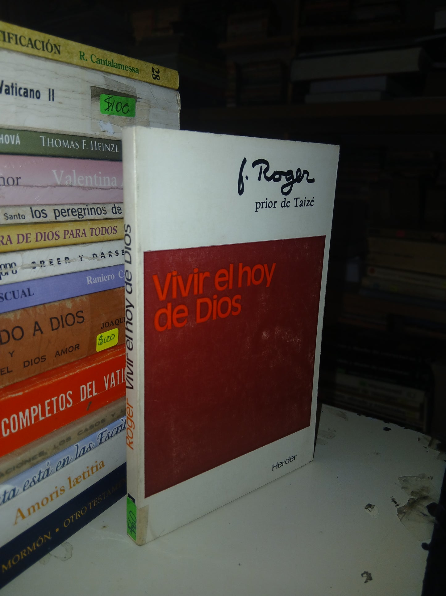 VIVIR EL HOY DE DIOS POR F. ROGER USADO RELIGIÓN LITERARIO 207