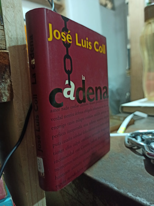 LA CADENA POR JOSE LUIS COLL USADO POESÍA ALDAMA