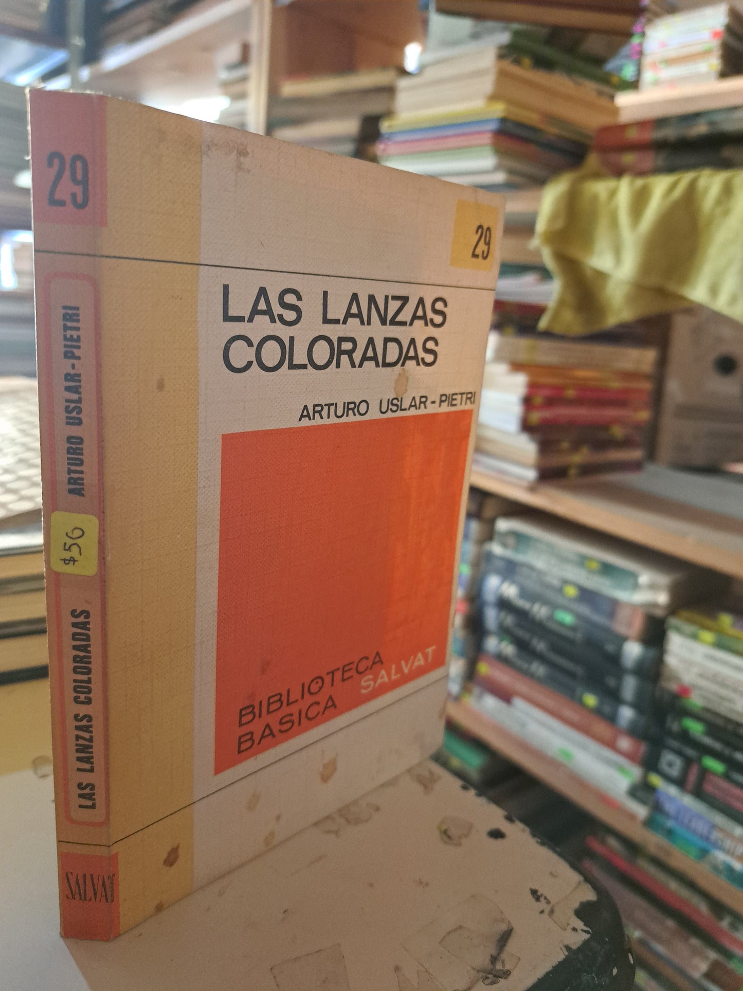 LAS LANZAS COLORADAS ARTURO USLAR PIETRI USADO NOVELA LITERARIO 207