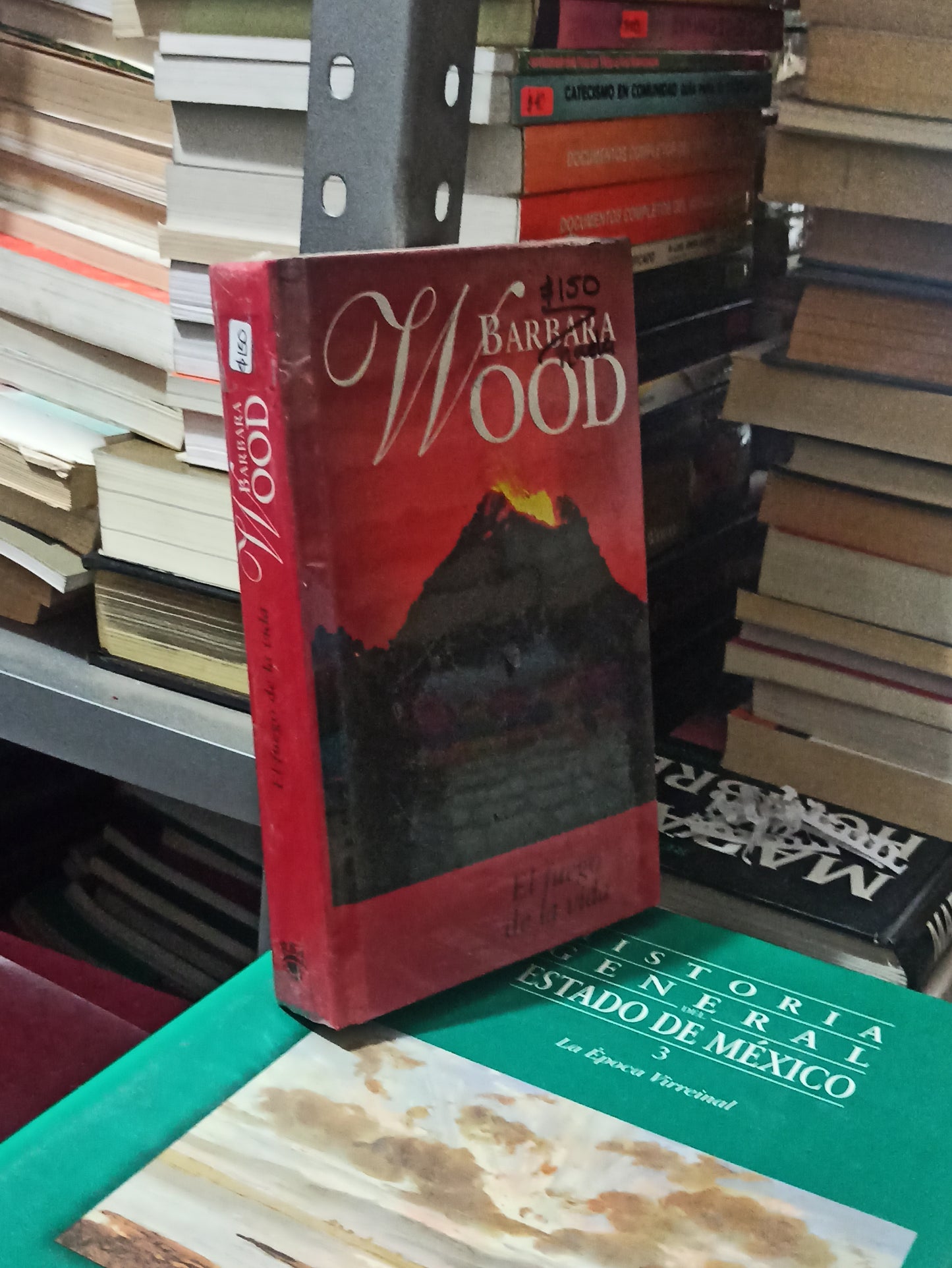 EL FUEGO DE LA VIDA POR BÁRBARA WOOD USADO NOVELAS JUÁREZ