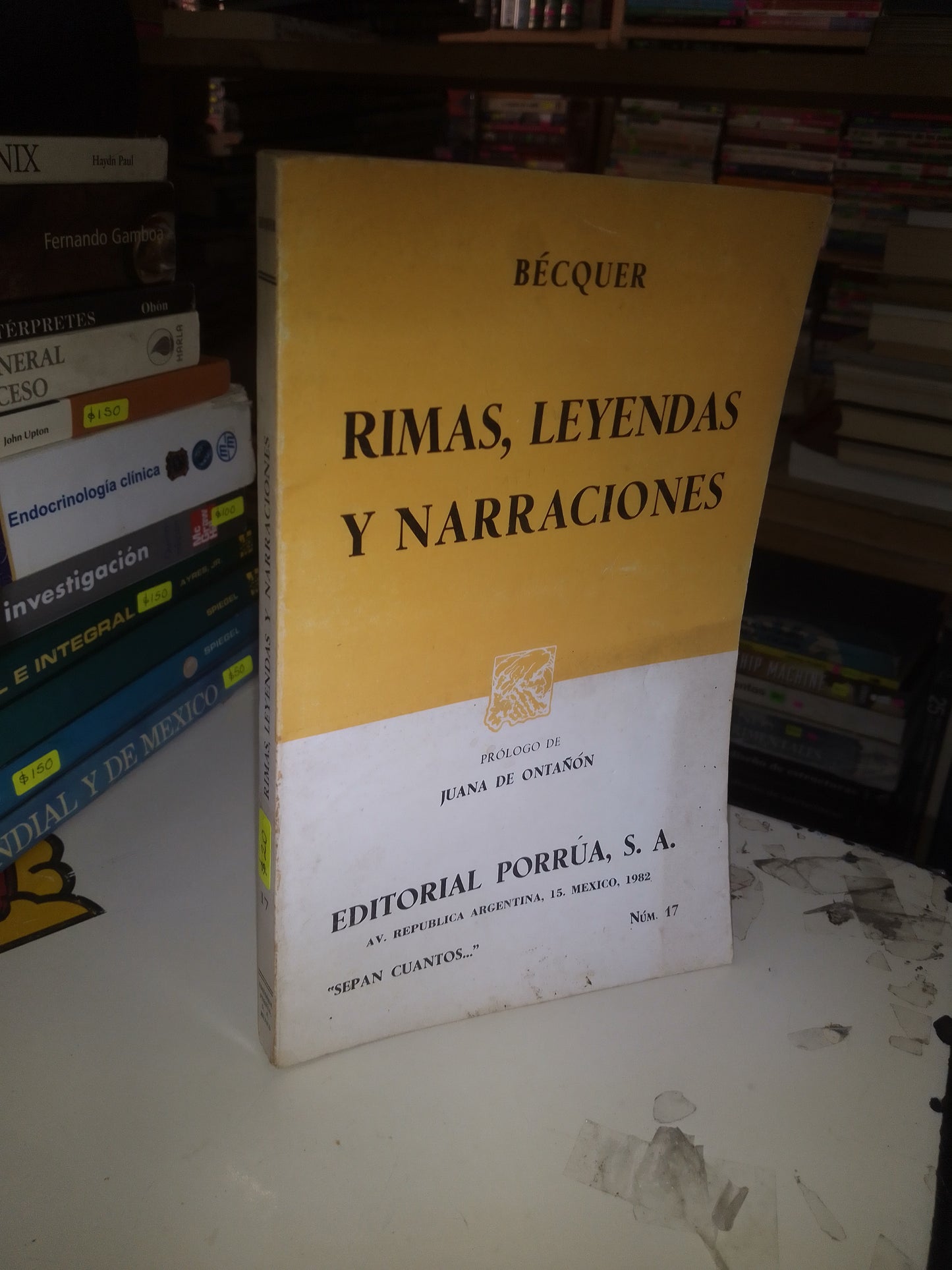 RIMAS, LEYENDAS Y NARRACIONES POR GUSTAVO ADOLFO BÉCQUER USADO POESÍA LITERARIO 207