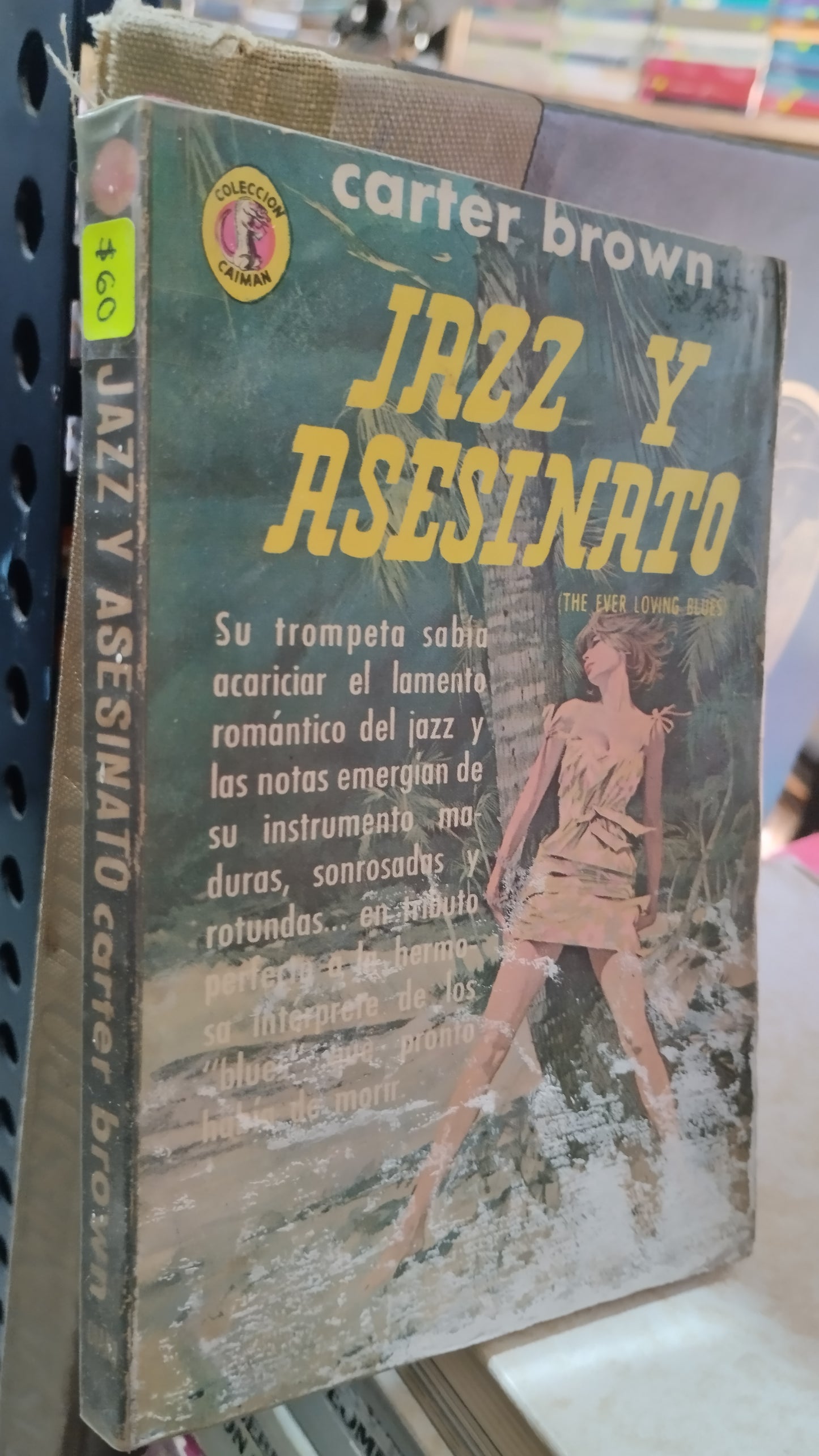 JAZZ Y ASESINATO POR CARTER BROWN LIBRO USADO NOVELAS ALDAMA