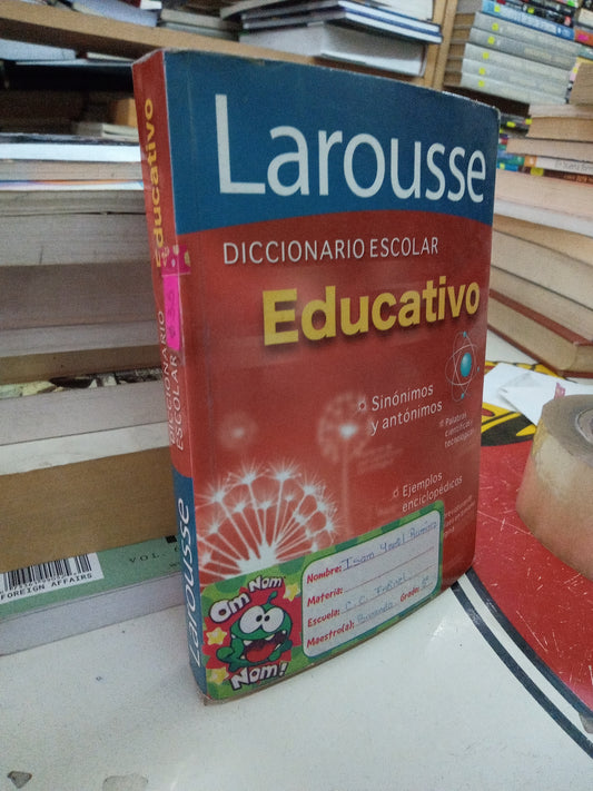 DICCIONARIO ESCOLAR EDUCATIVO USADO EDUCACIÓN LITERARIO 207