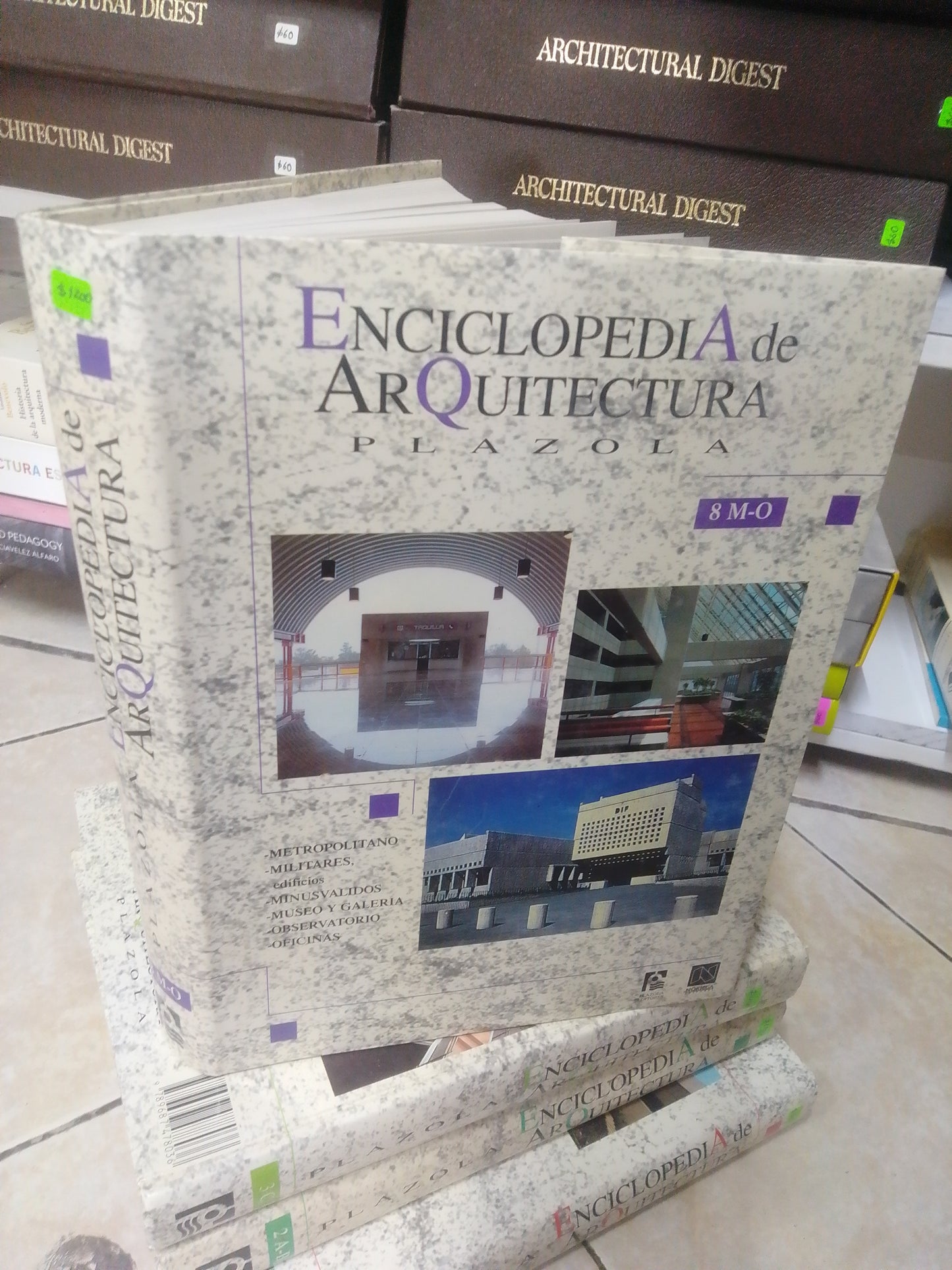 ENCICLOPEDIA DE ARQUITECTURA VOLUMEN 8, ALFREDO PLAZOLA CISNEROS, USADO, ARQUITECTURA, JUAREZ 515