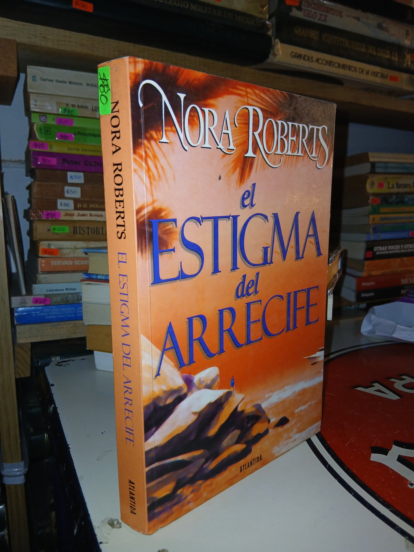 EL ESTIGMA DEL ARRECIFE POR NORA ROBERTS USADO NOVELA LITERARIO 207