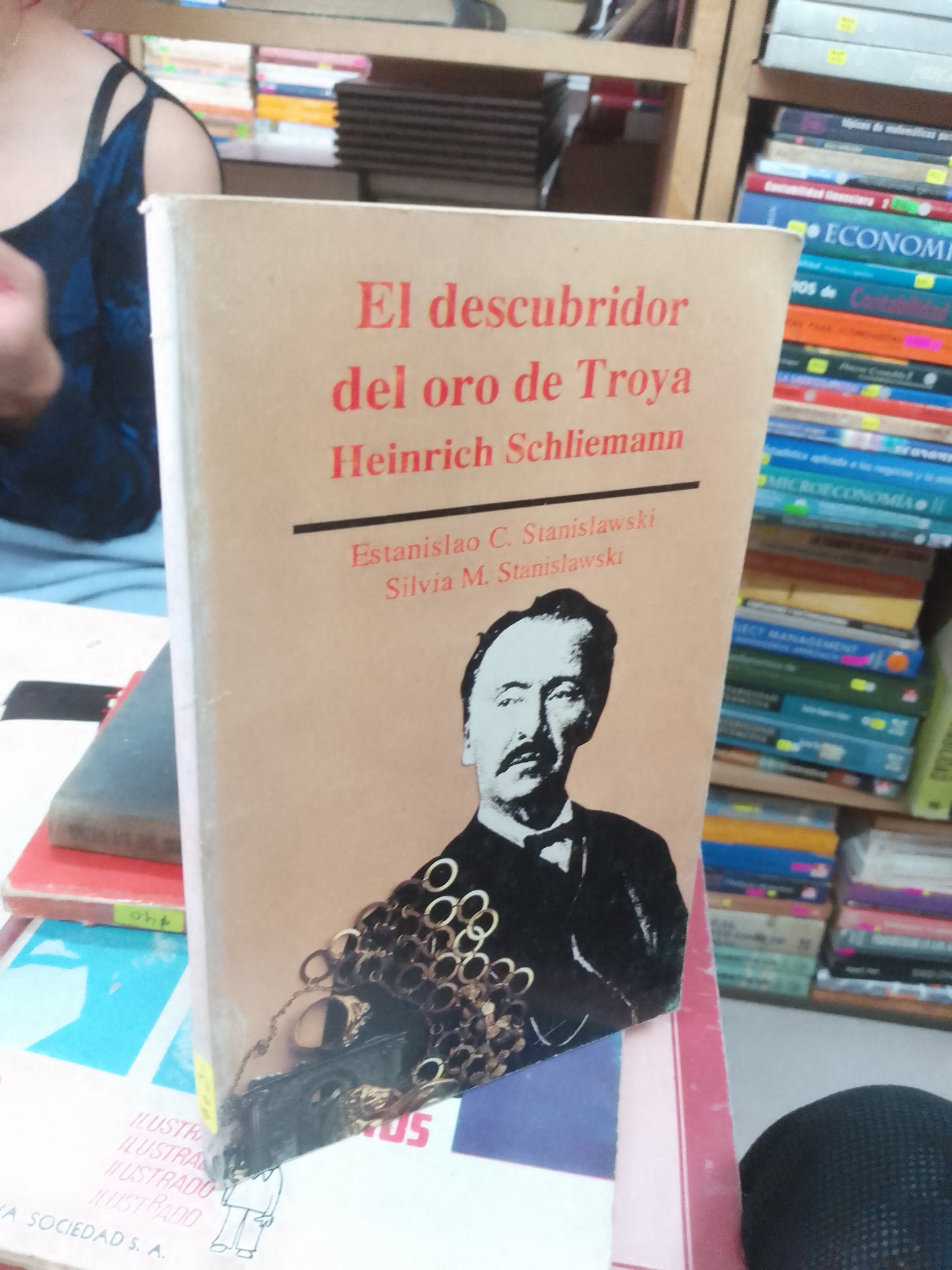 EL DESCUBRIDOR DEL ORO DE TROYA HEINRICH SCHLIEMANN POR ESTANISLAO C. STANISLAWSKI Y SILVIA M. STANISLAWSKI USADO HISTORIA LITERARIO 207
