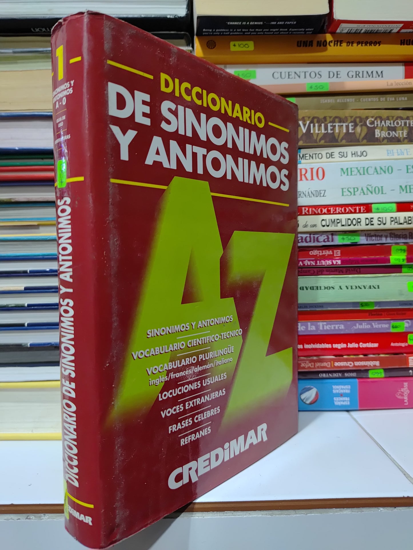 DICCIONARIO DE SINONIMOS Y ANTONIMOS POR EDITORIAL CREDIMAR USADO EDUCACION JUAREZ