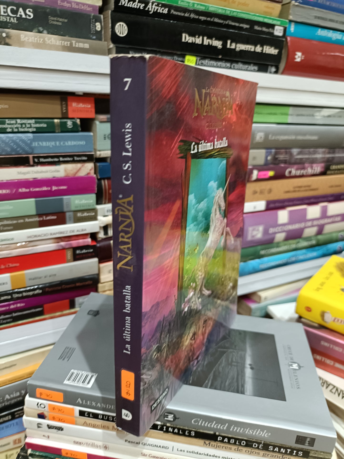 LAS CRONICAS DE NARNIA LA ULTIMA BATALLA POR C S LEWIS USADOS NOVELAS JUAREZ 515