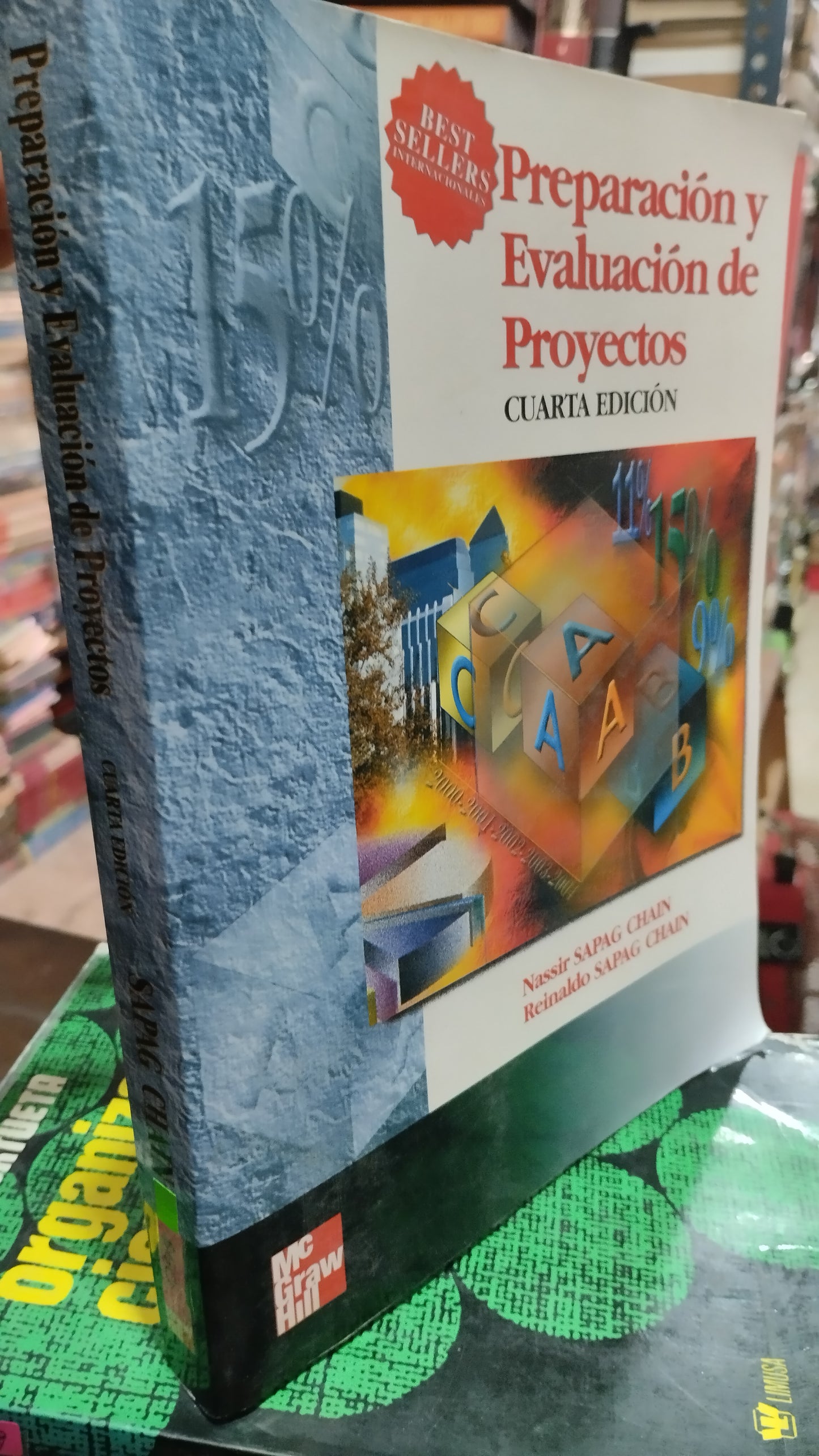 PREPARACION Y EVALUACION DE PROYECTOS POR NASSIR SAPAG CHAIN LIBRO USADO ADMINISTRACION ALDAMA