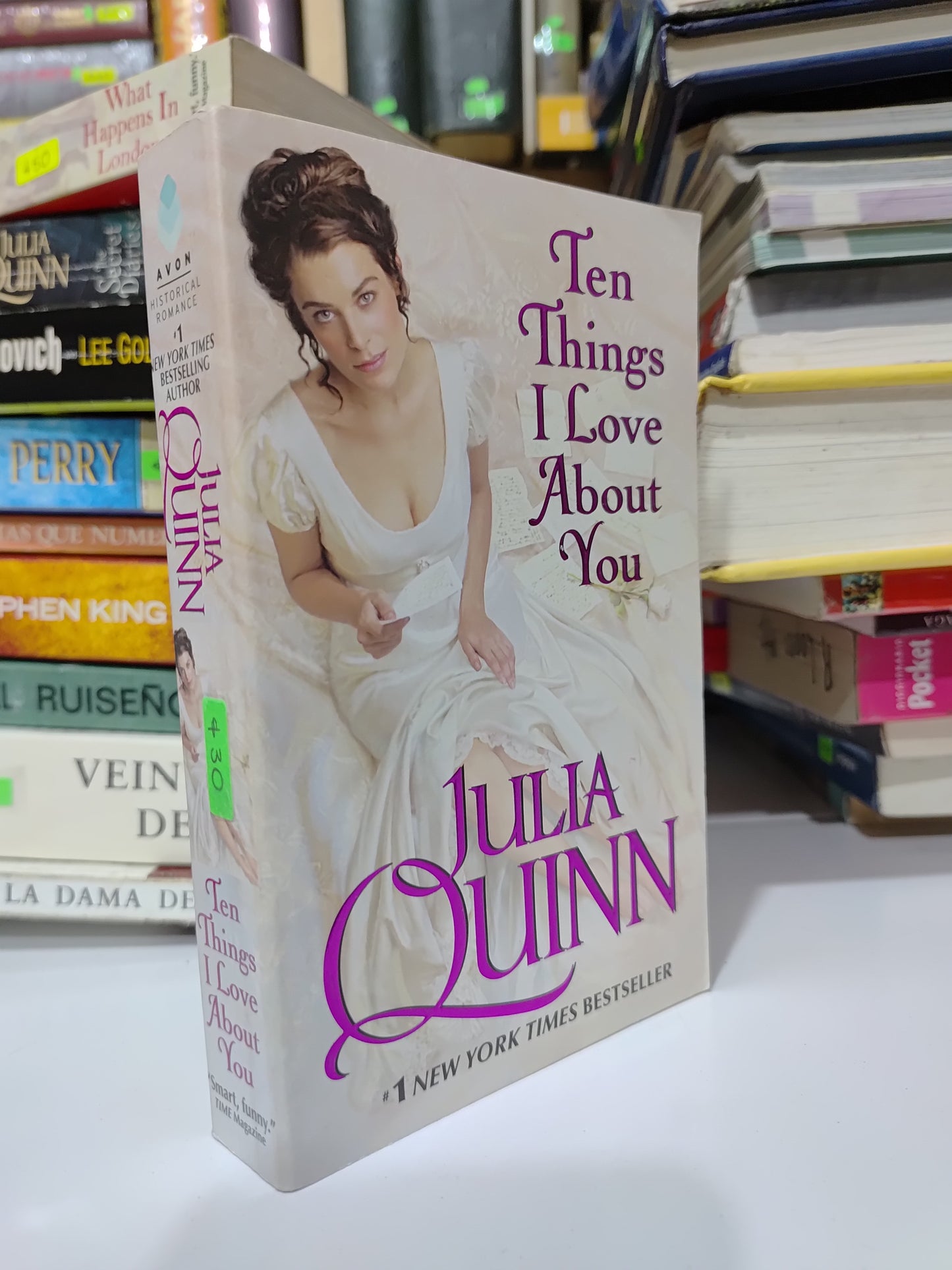 TEN THINGS I LOVE ABOUT YOU POR JULIA QUINN USADO IDIOMAS JUAREZ