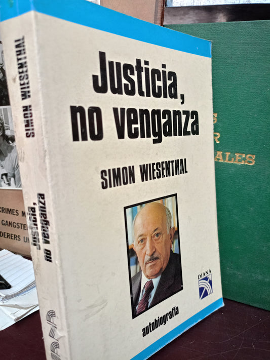 JUSTICIA NO VENGANZA POR SIMON WIESENTHAL USADO POLITICA LITERARIO 305