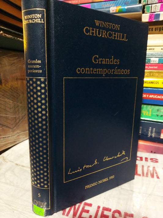 GRANDES CONTEMPORANEOS #5 POR WINSTON CHURCHILL USADO NOVELA JUÁREZ