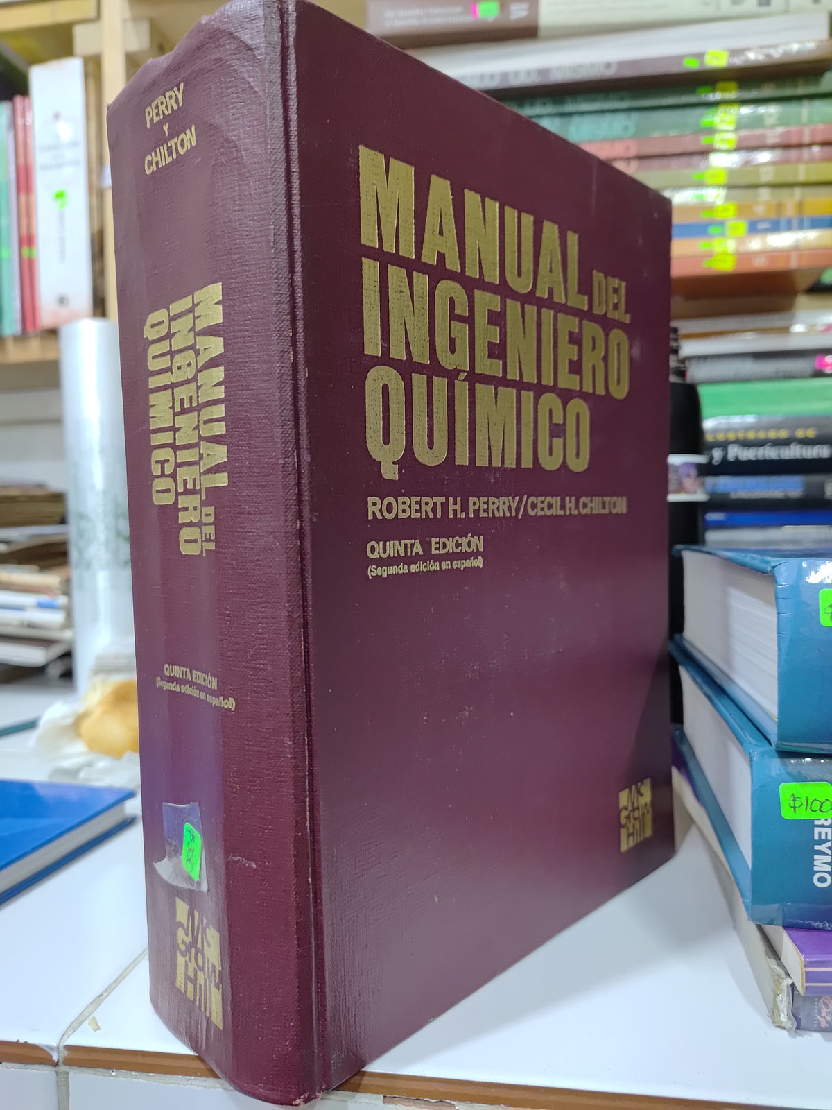 MANUAL DEL INGENIERO QUIMICO POR ROBERT H. PERRY USADO QUIMICA JUAREZ 507