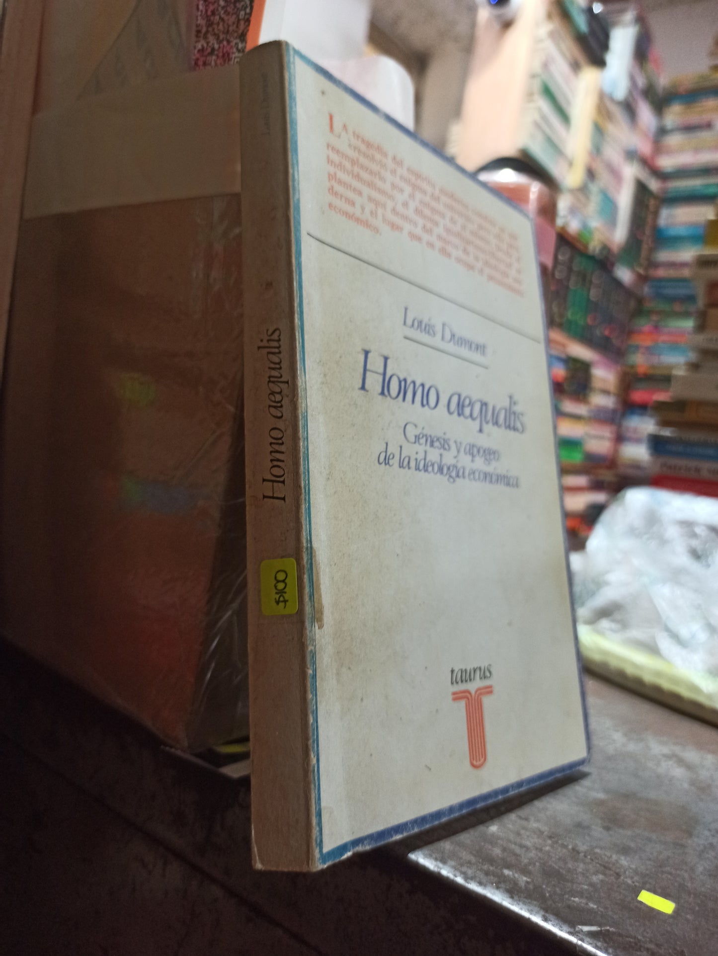 HOMO AEQUALIS POR LOUIS DUMONT USADO SOCIOLOGÍA ALDAMA