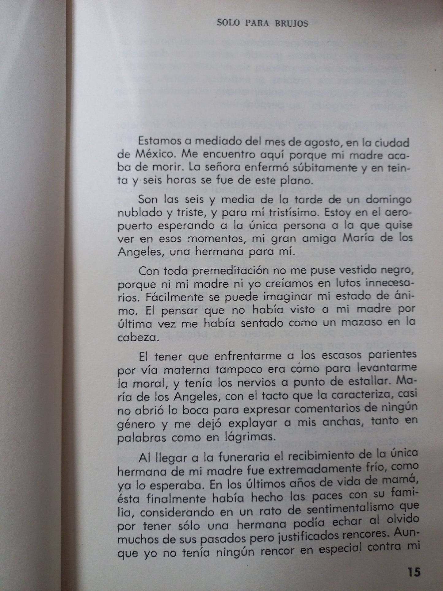 SÓLO PARA BRUJOS POR MARÍA TERESA KENNEY USADO NOVELA JUÁREZ