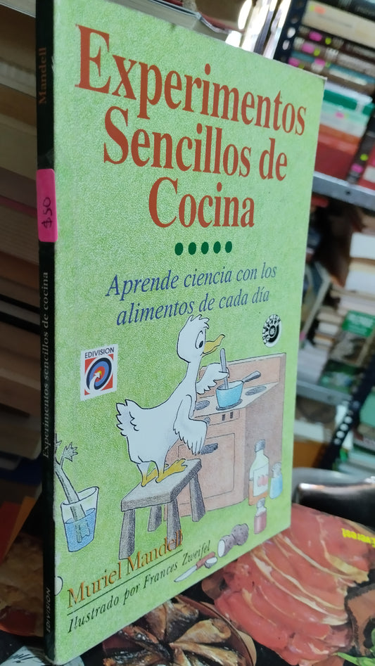 EXPERIMENTOS SENCILLOS DE COCINA POR MURIEL MANDELL LIBRO USADO COCINA ALDAMA