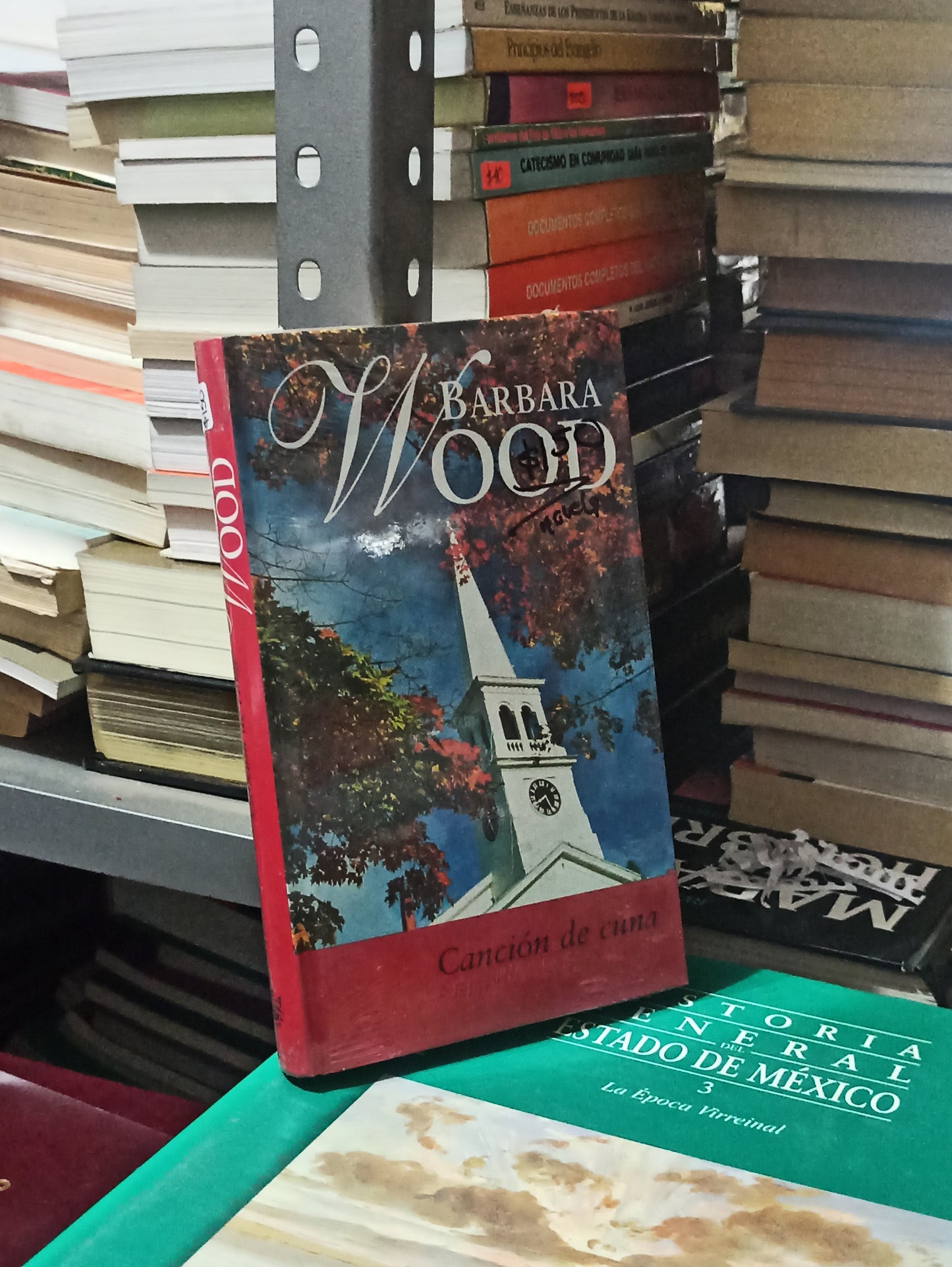 CANCIÓN DE CUNA POR BARBARA WOOD USADO NOVELAS JUÁREZ