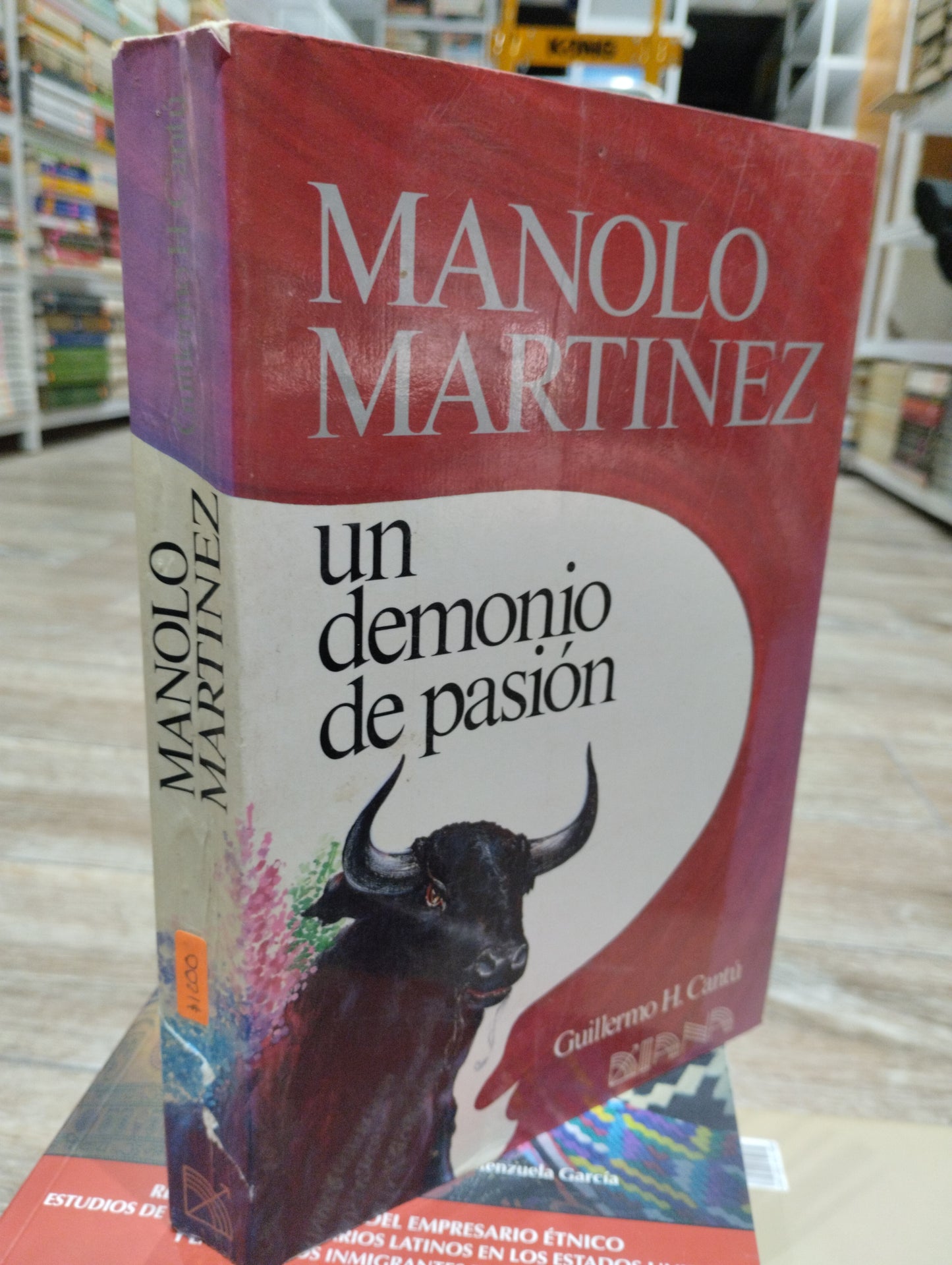 MANOLO MARTINEZ UN DEMONIO DE PASION PIR GUILLERMO H CANTU USADO HISTORIA JUAREZ 515