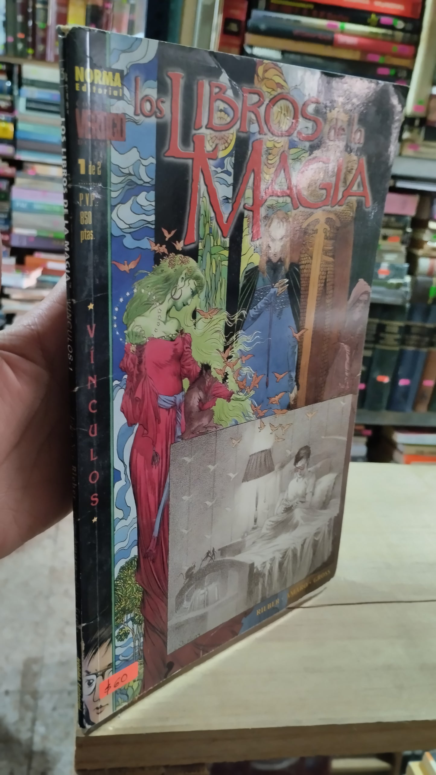 LOS LIBROS DE LA MAGIA POR JOHN NEY RIEBER LIBRO USADO NOVELAS ALDAMA