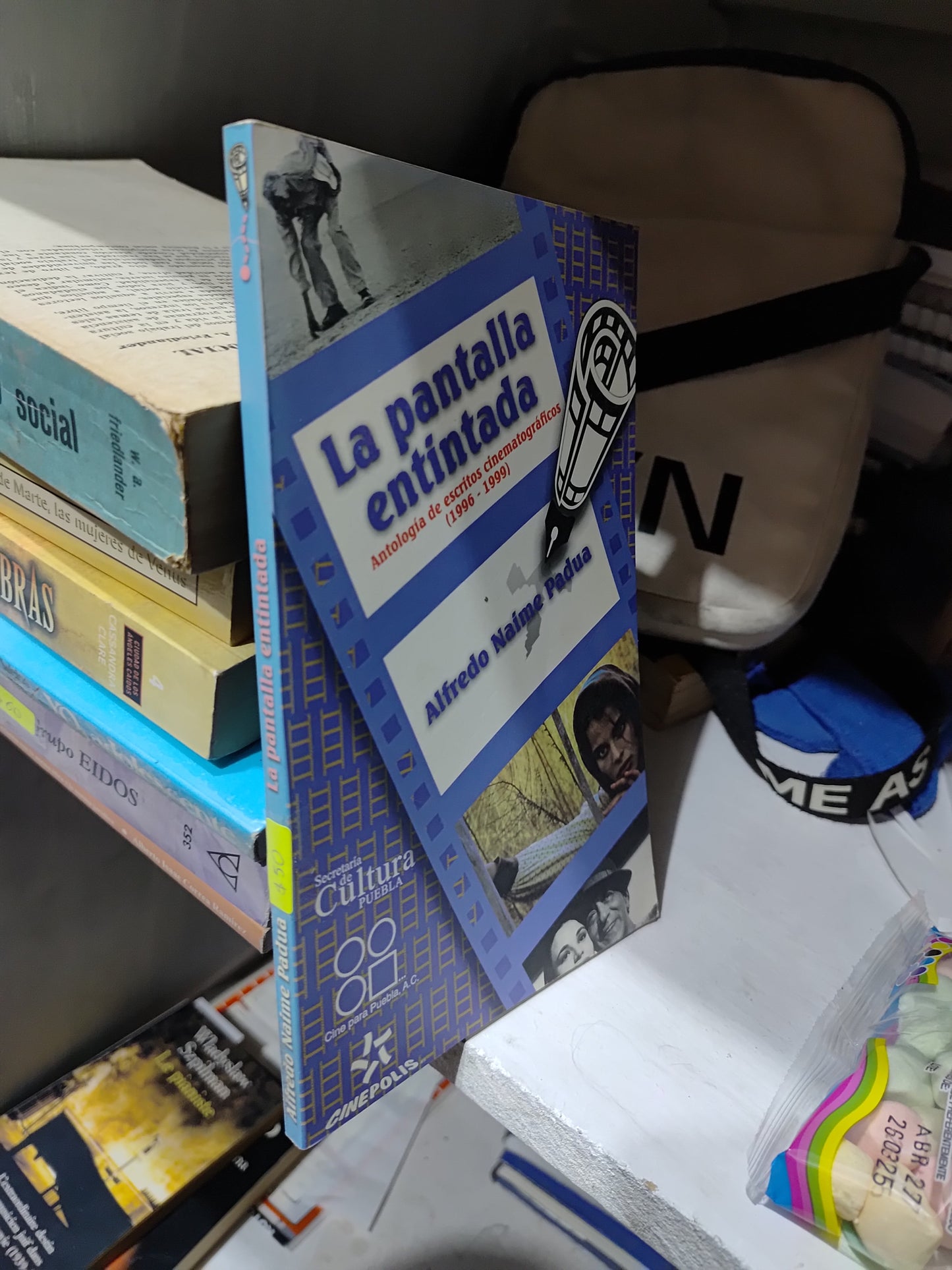 LA PANTALLA ENTINTADA POR ALFREDO NAIME PADUA USADO ARTE JUAREZ