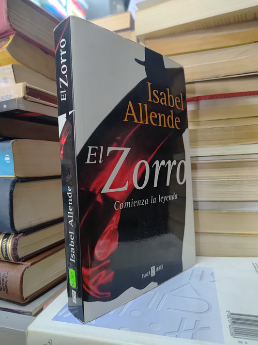 EL ZORRO COMIENZA LA LEYENDA POR ISABEL ALLENDE USADO NOVELAS JUAREZ 507