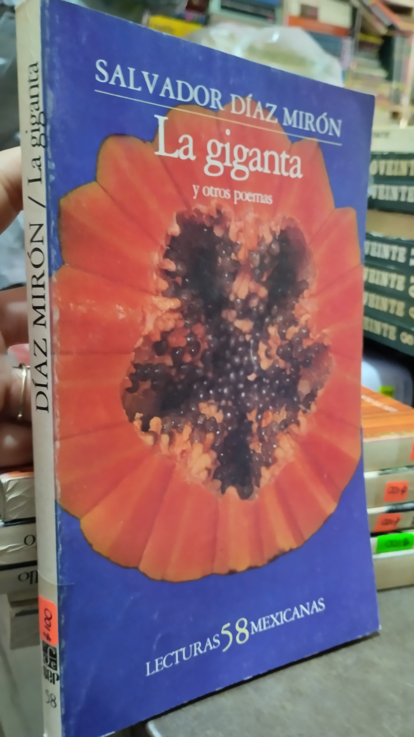 LA GIGANTA POR SALVADOR DIAZ MIRON LIBRO USADO ANTIGUO ALDAMA