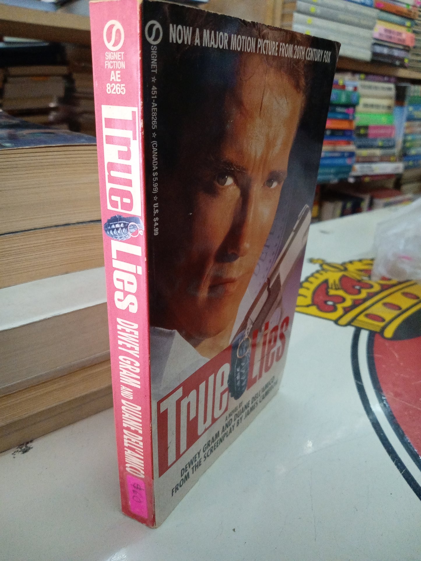 TRUE LIES POR DEWEY GRAM AND DUANE DELLAMICO FROM THE SCREENPLAY BY JAMES CAMERON USADO IDIOMAS LITERARIO 207