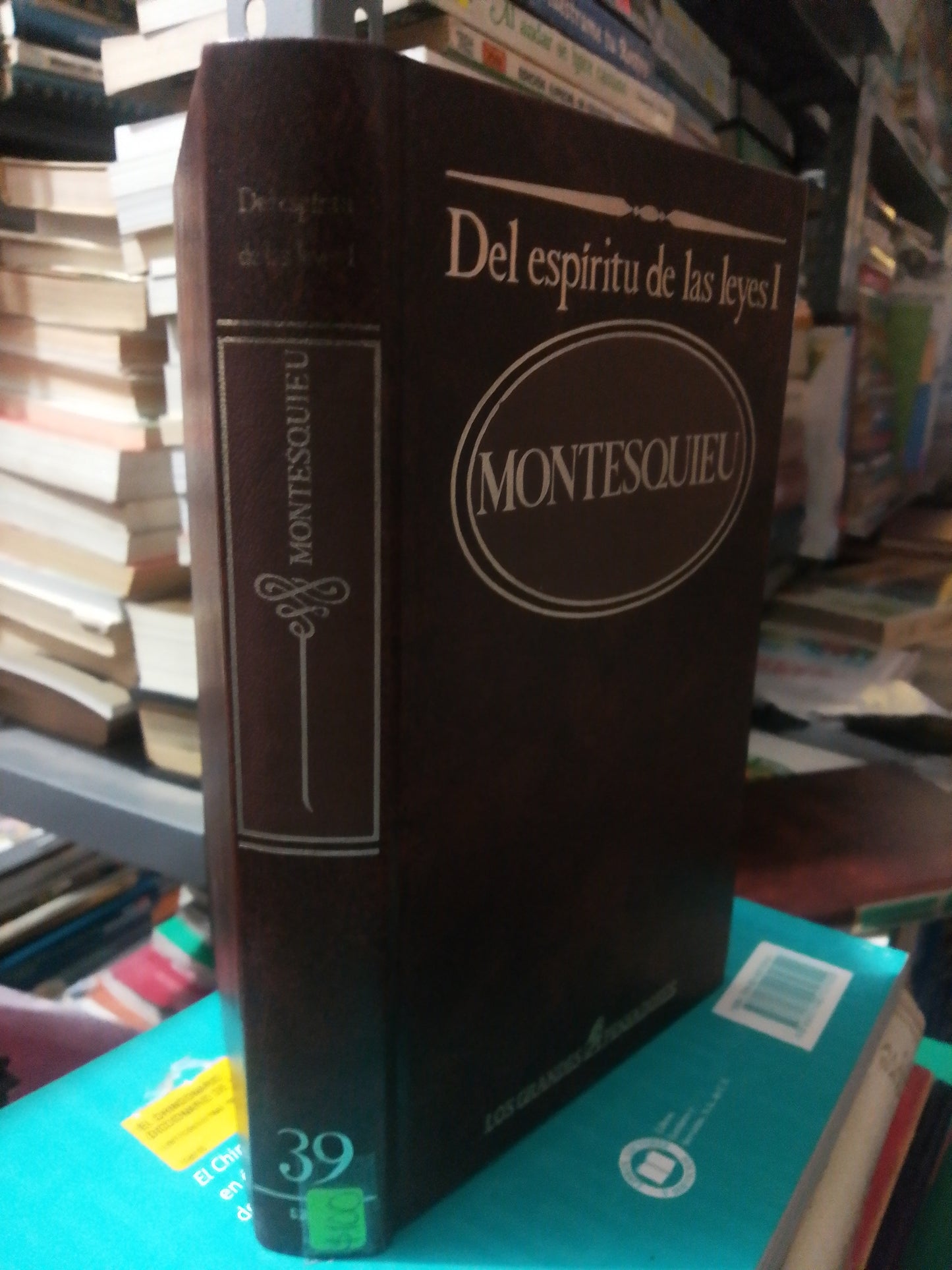 DEL ESPIRITU DE LAS LEYES I POR MONTESQUIEU USADO NOVELA JUAREZ