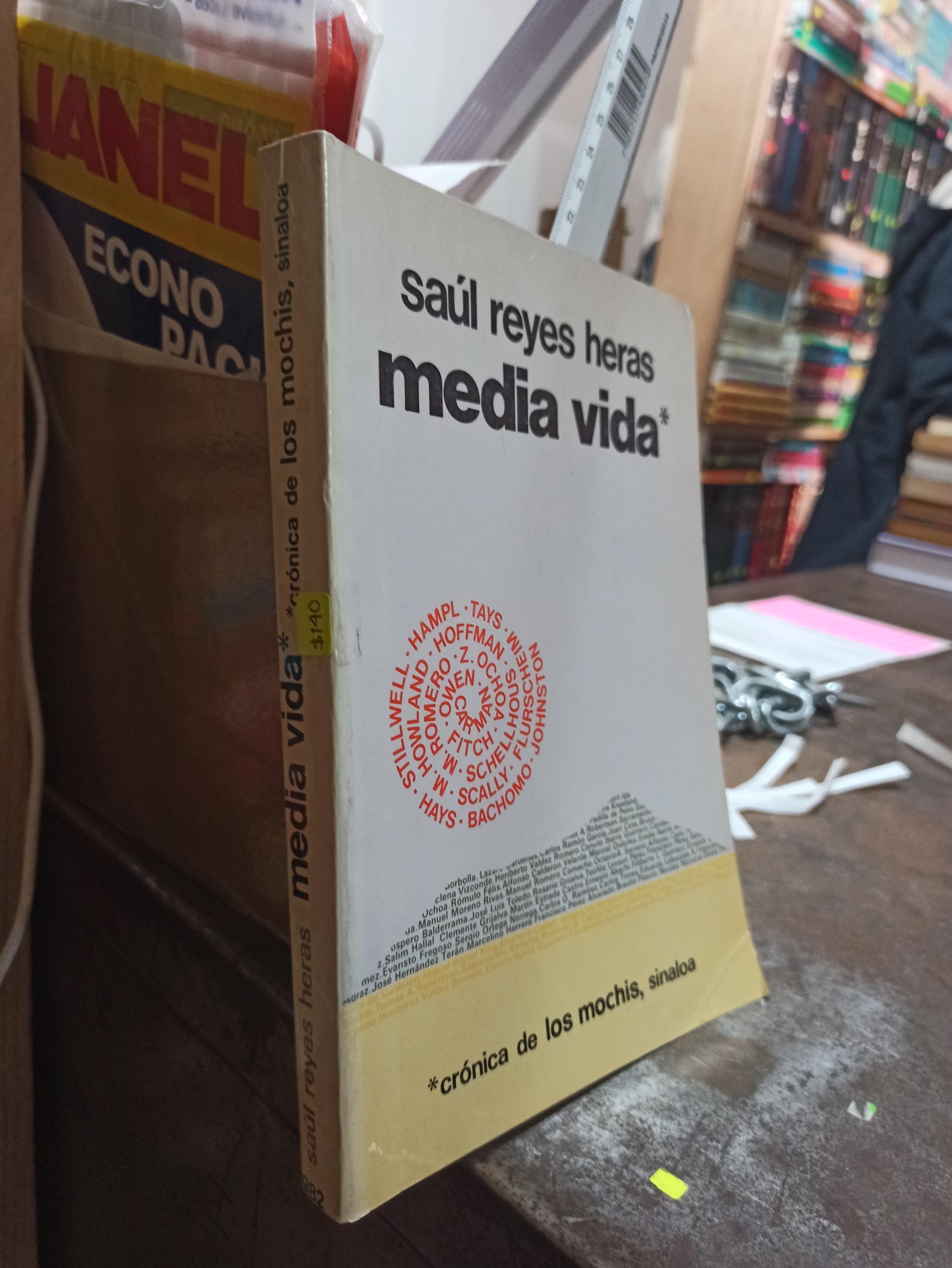 MEDIA VIDA POR SAUL REYES HERAS USADO HISTORIA ALDAMA