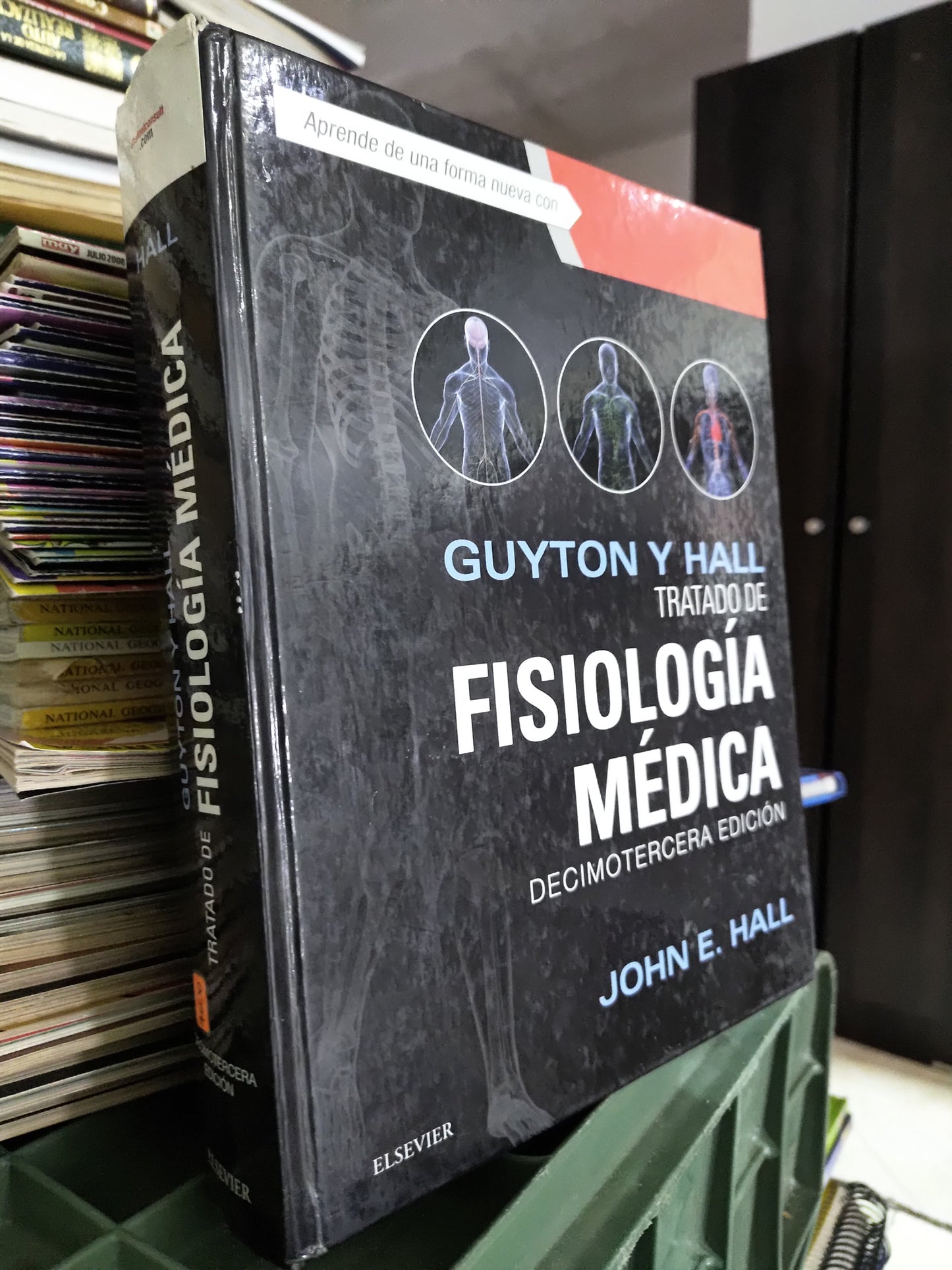 FISIOLOGIA MEDICA POR JOHN E. HALL USADO SALUD JUAREZ 515