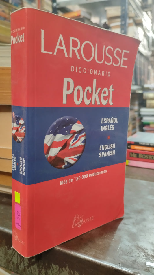 LAROUSSE DICCIONARIO POCKET ESPAÑOL INGLES LIBRO USADO IDIOMAS ALDAMA