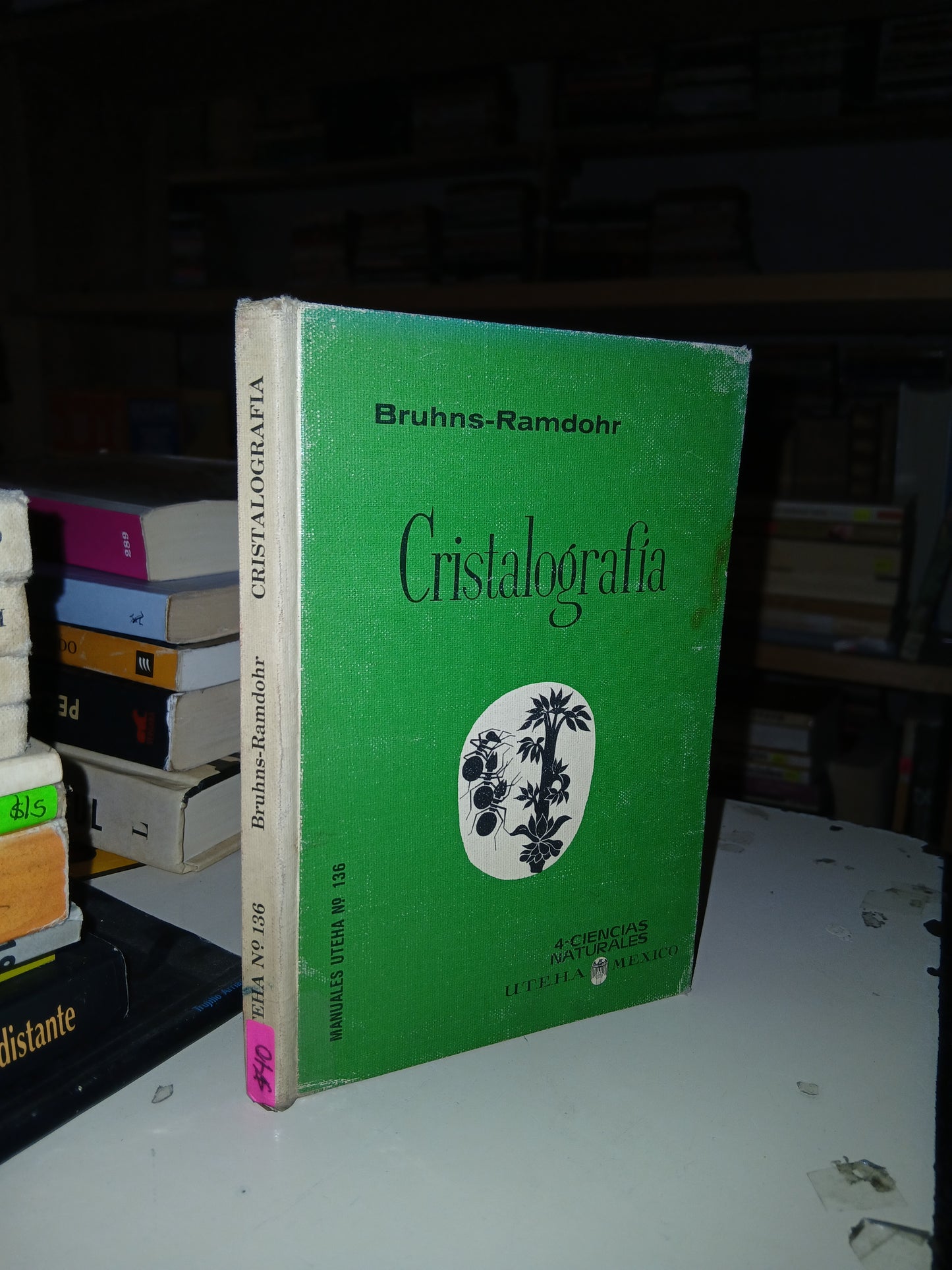 CRISTALOGRAFÍA POR W. BRUHNS Y P. RAMDOHR USADO CIENCIA LITERARIO 207