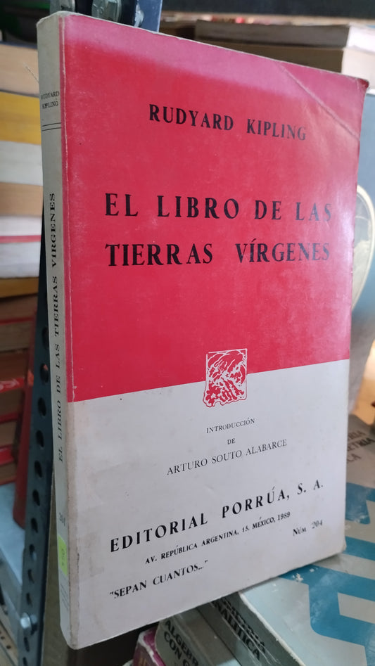 EL LIBRO DE LAS TIERRAS VIRGENES POR RUDYARD KIPLING LIBRO USADO NOVELAS ALDAMA