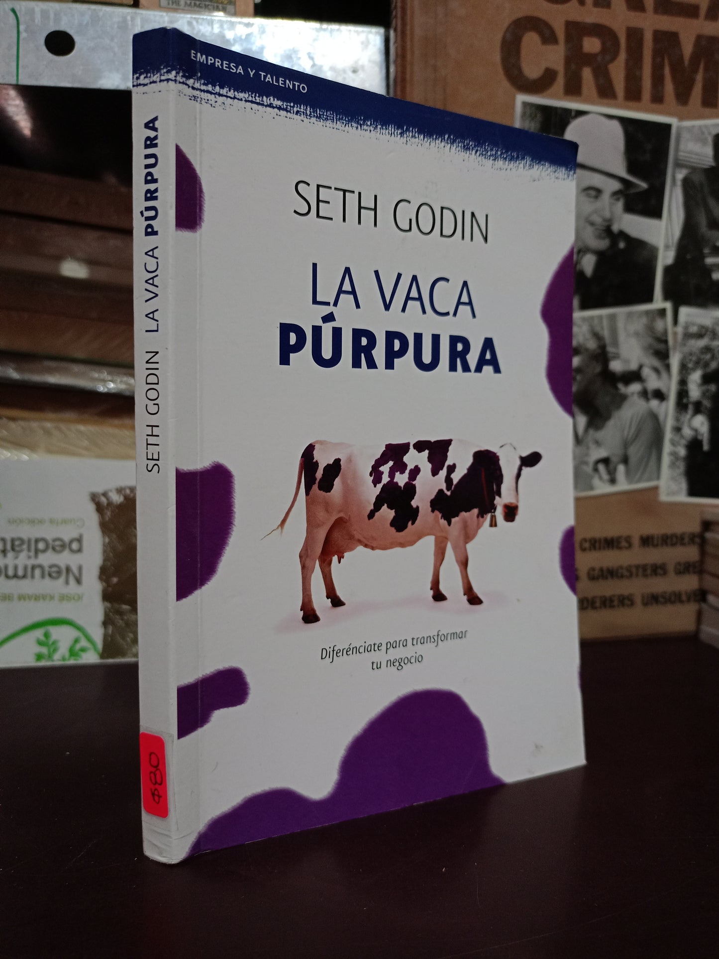 LA VACA PÚRPURA POR SETH GODIN USADO SUPERACIÓN PERSONAL LITERARIO 305