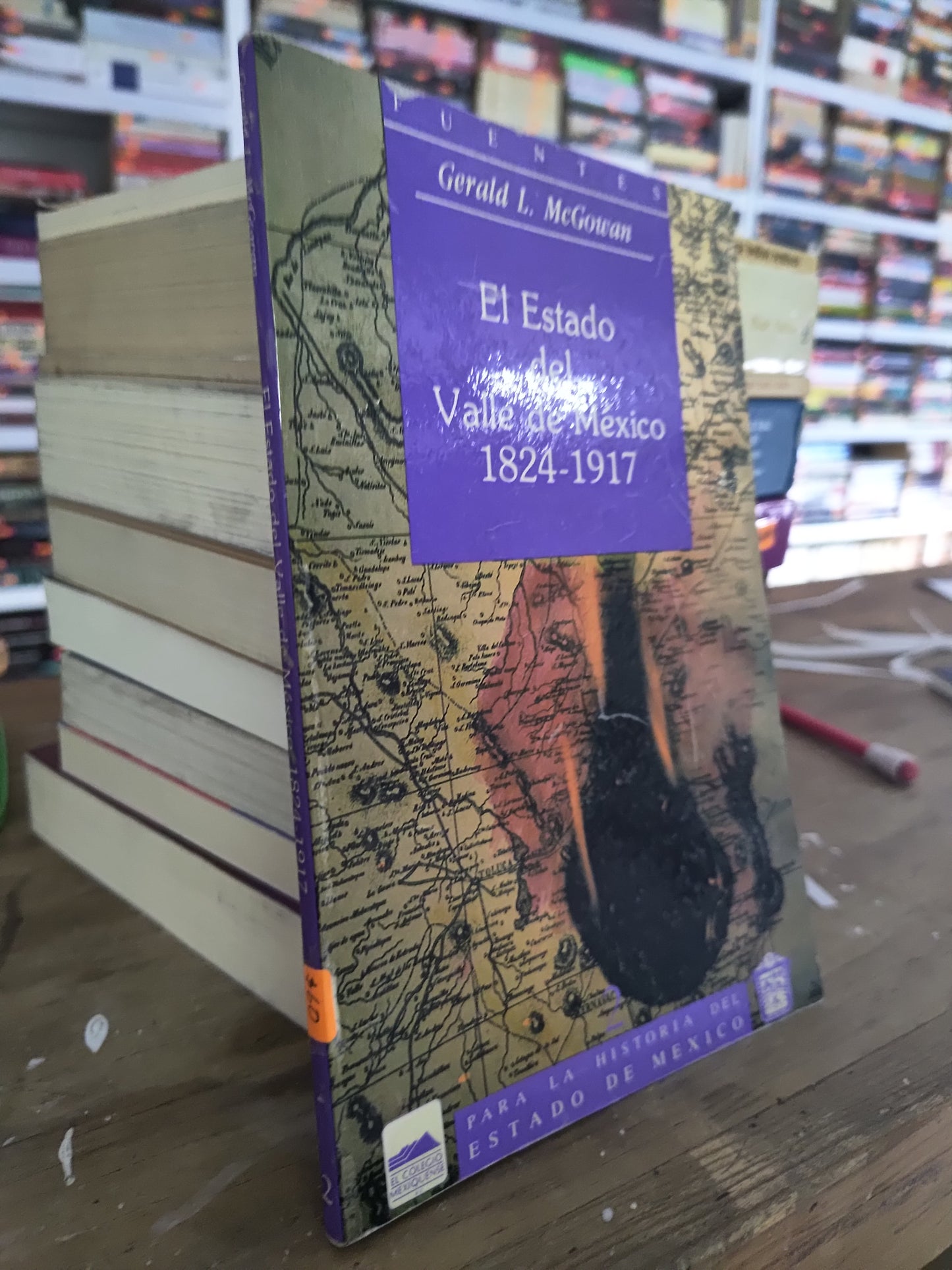 EL ESTADO DEL VALLE DE MEXICO POR GERALD L. MCGOWAN USADO HISTORIA JUAREZ 515