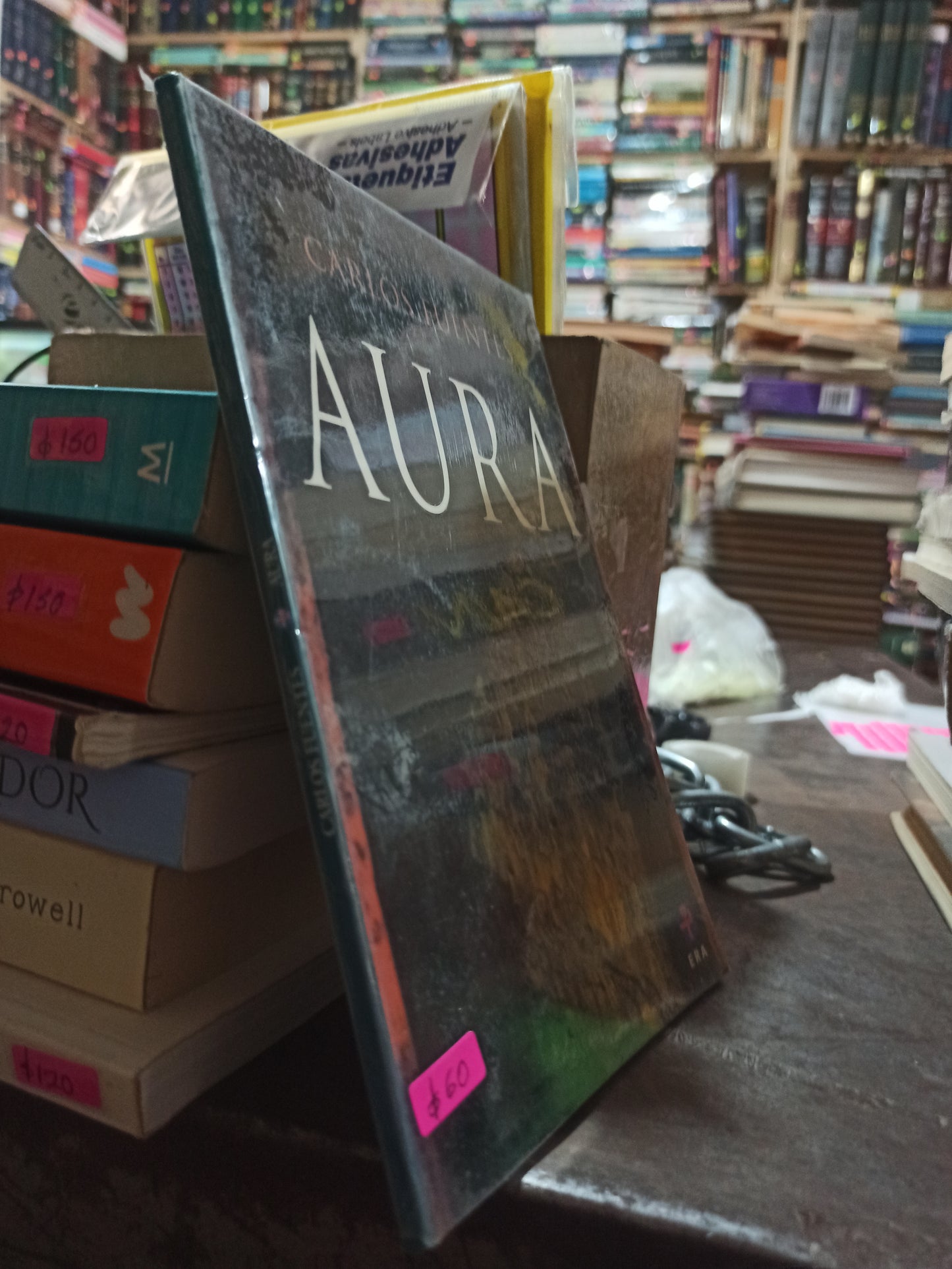 AURA POR CARLOS FUENTES USADO NOVELAS ALDAMA