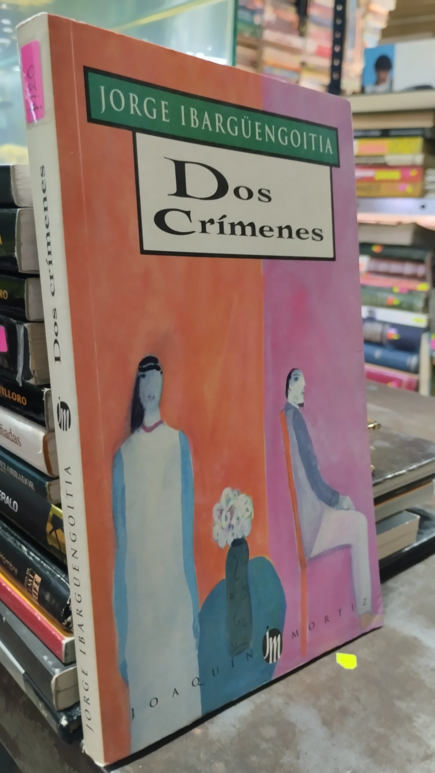 DOS CRIMENES POR JORGE IBARGÜENGOITIA LIBRO USADO NOVELAS ALDAMA