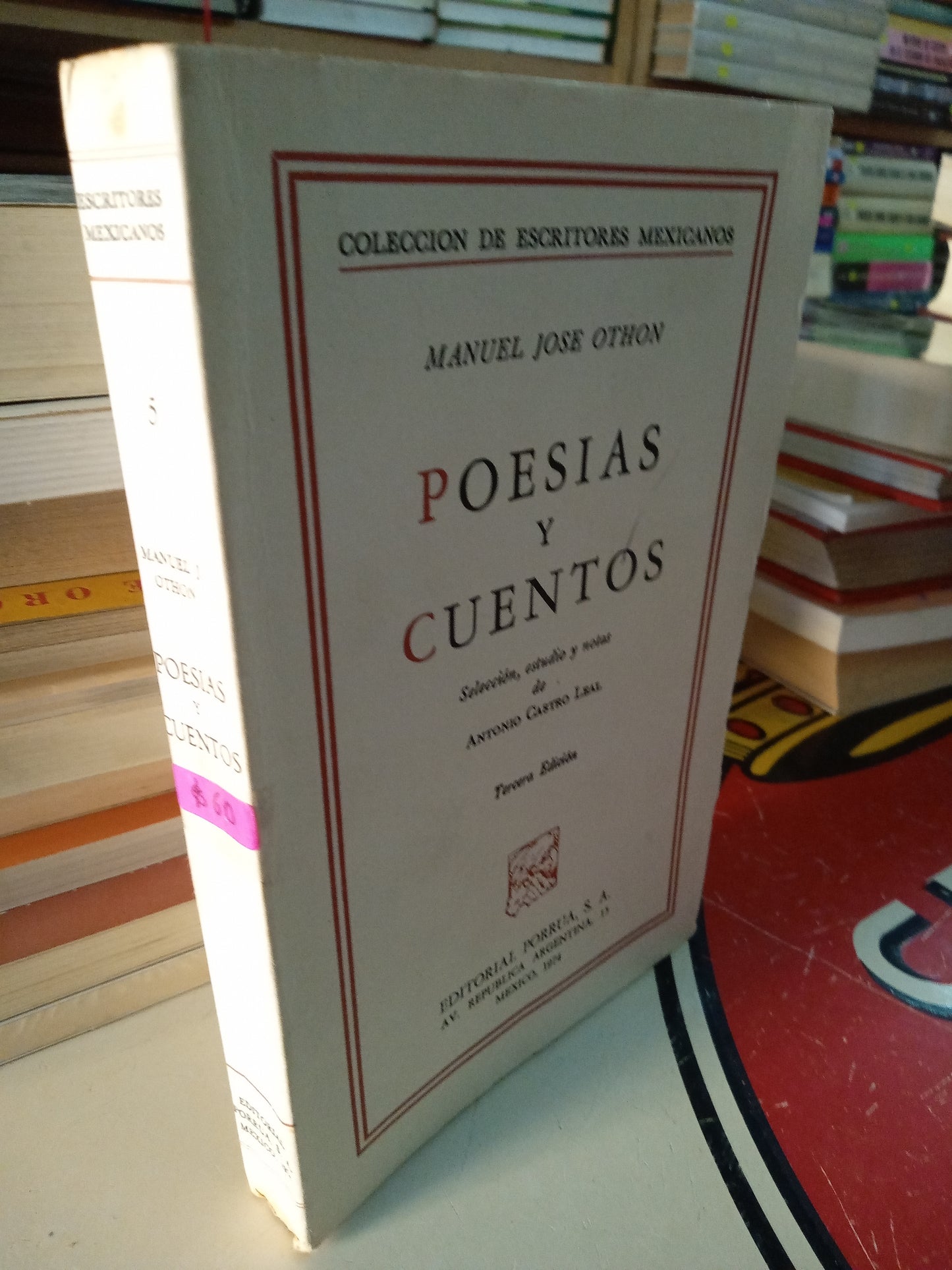 POESIAS Y CUENTOS POR MANUEL JOSE OTHON USADO POESIA LITERARIO 207