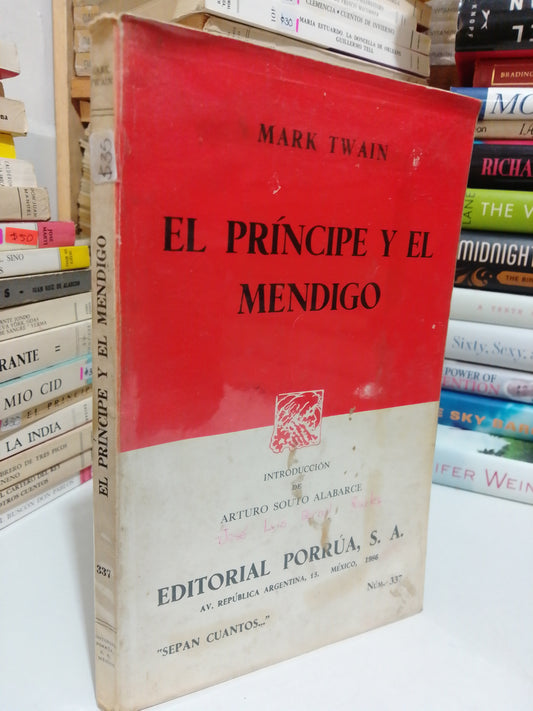 EL PRÍNCIPE Y EL MENDIGO POR MARK TWAIN USADO NOVELA JUÁREZ