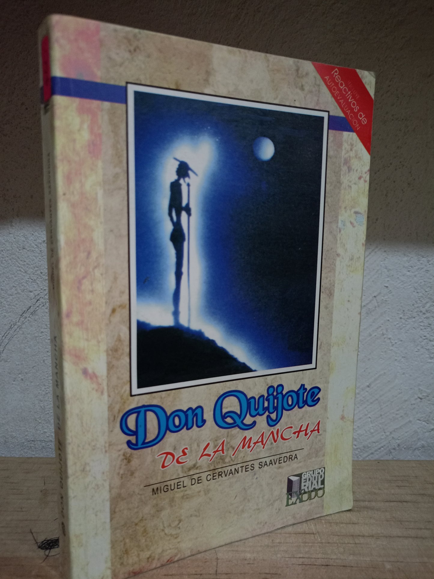 DON QUIJOTE DE LA MANCHA POR MIGUEL DE CERVANTES SAAVEDRA USADO NOVELA LITERARIO 305