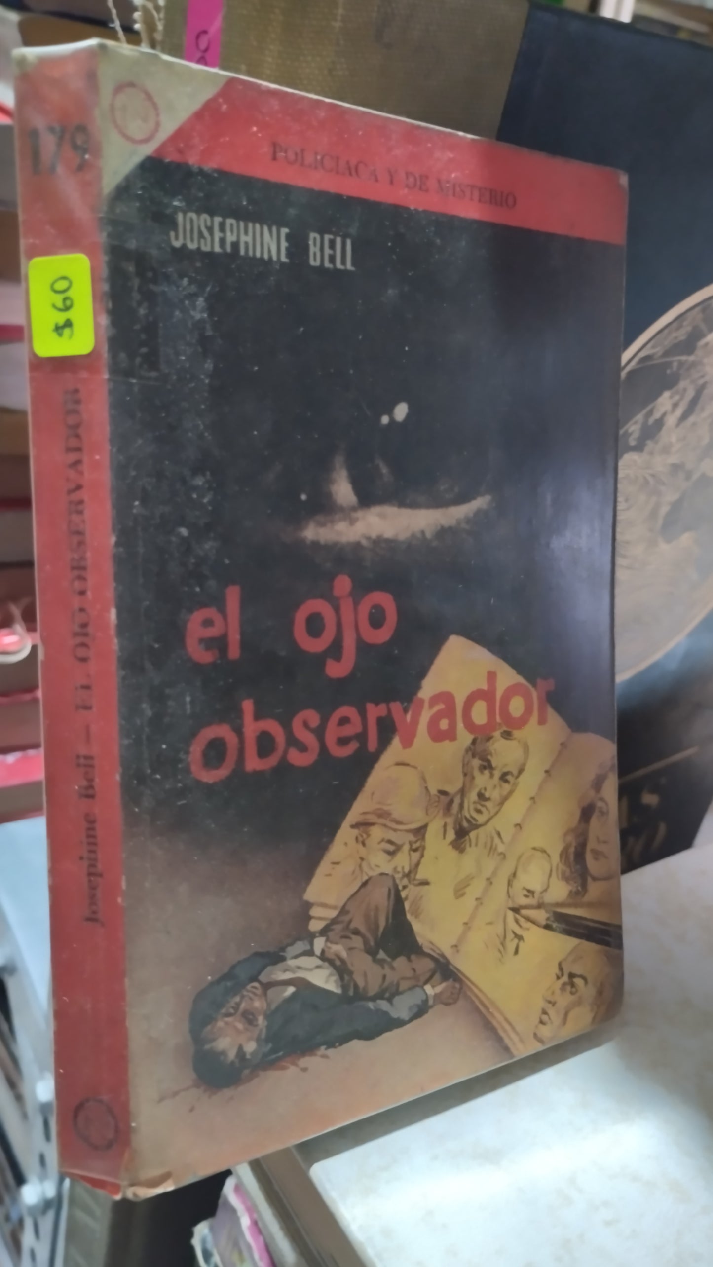 EL OJO OBSERVADOR POR JOSEPHINE BELL LIBRO USADO NOVELAS ALDAMA