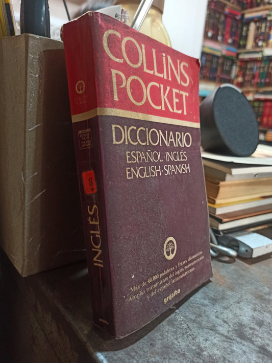 DICCIONARIO ESPAÑOL INGLES COLLINS POCKET USADO IDIOMAS ALDAMA