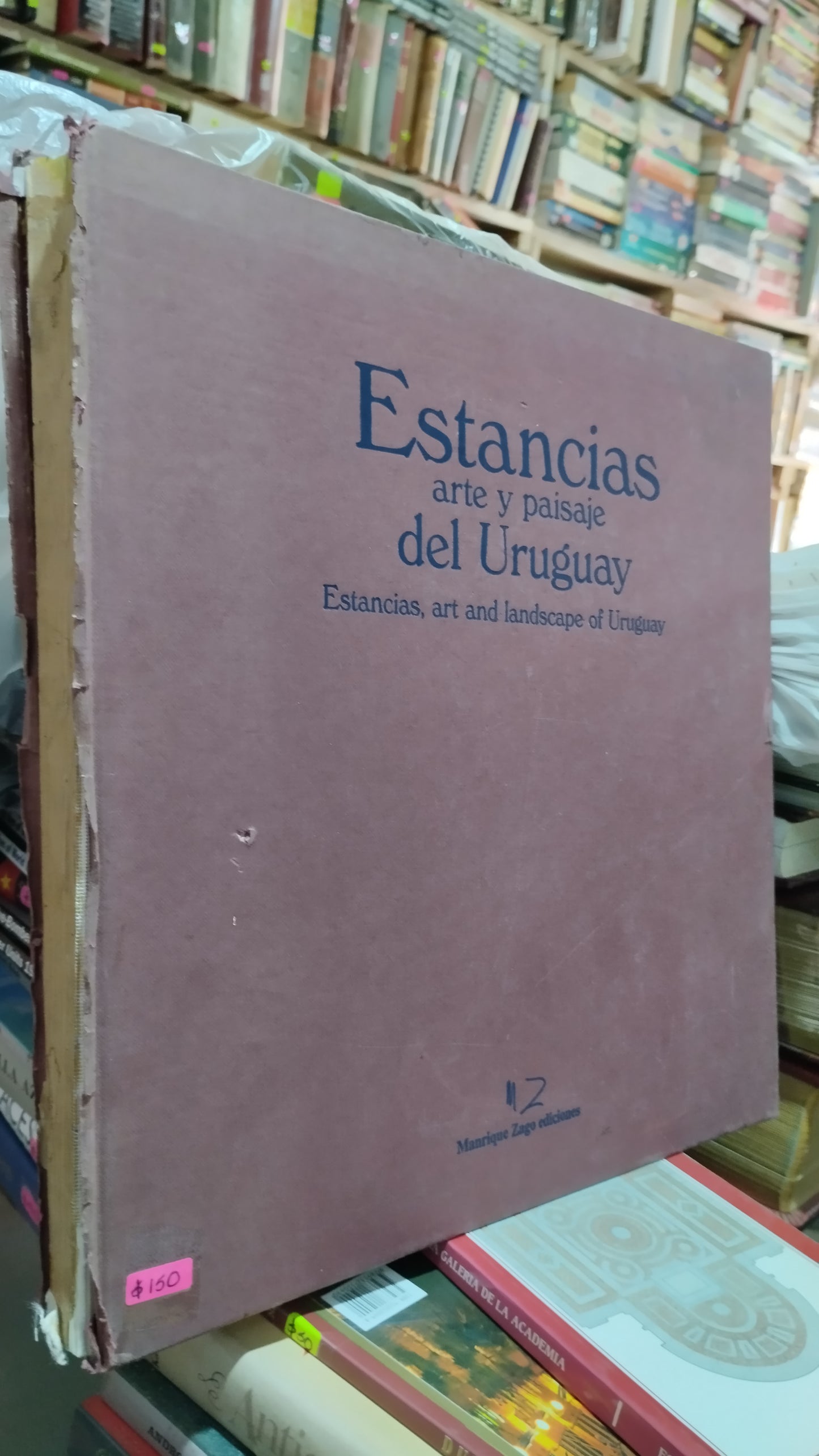 ESTANCIAS ARTE Y PAISAJES DEL URUAGUAY POR EDITORIAL MANRIQUE ZAGO LIBRO USADO ARTE ALDAMA