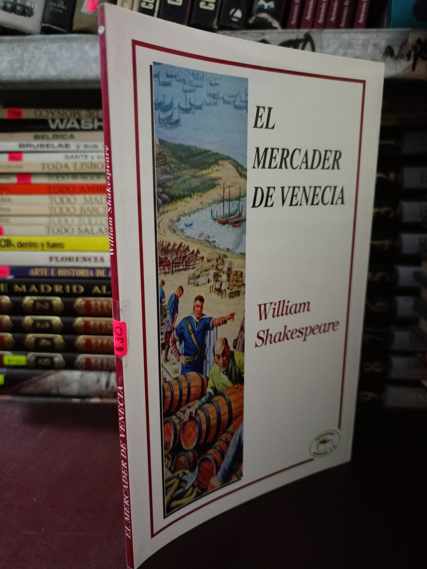EL MERCADER DE VENECIA POR WILLIAM SHAKESPEARE USADO NOVELA LITERARIO 305