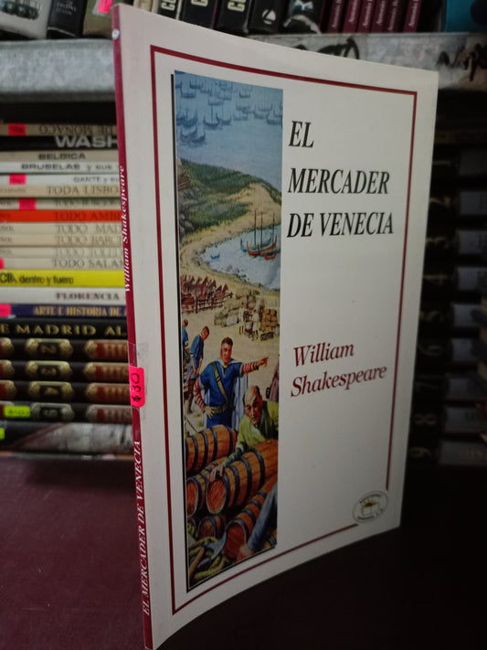 EL MERCADER DE VENECIA POR WILLIAM SHAKESPEARE USADO NOVELA LITERARIO 305