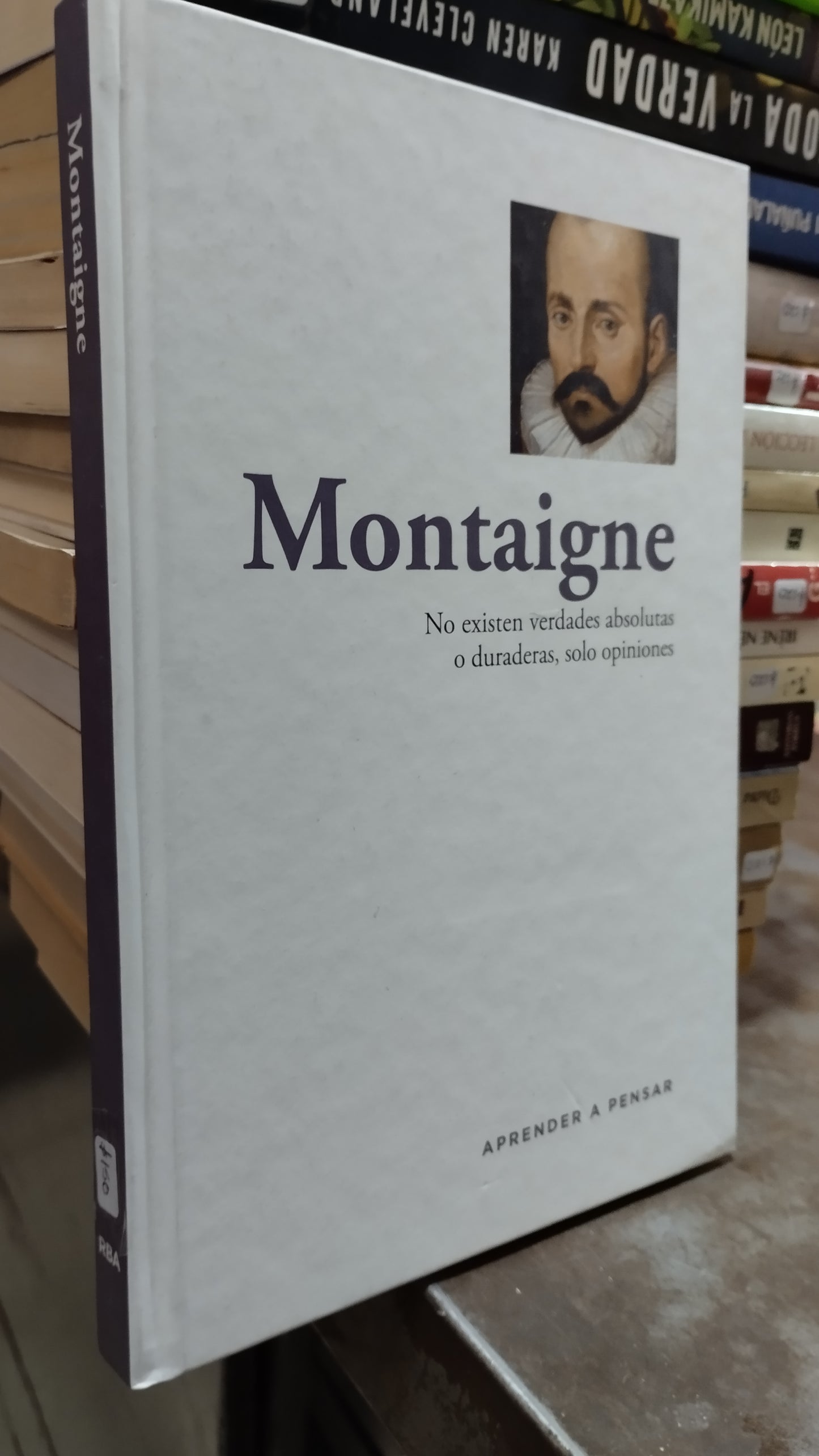 MONTAIGNE LIBRO USADO NOVELAS ALDAMA