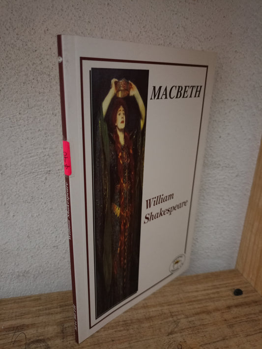 MACBETH POR WILLIAM SHAKESPEARE USADO NOVELA LITERARIO 305